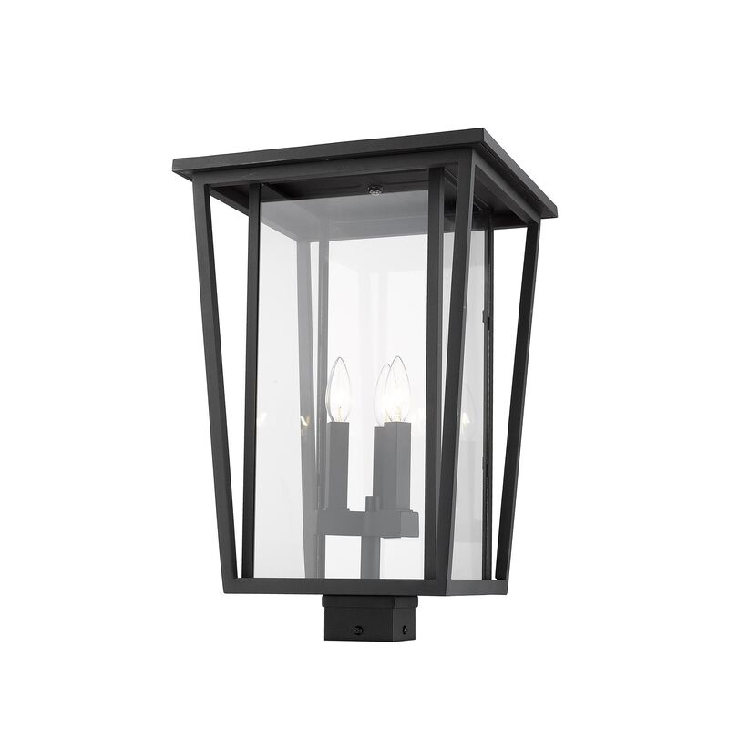 Seoul 22 Inch Tall 3 Light Outdoor Post Lamp by Z-Lite
