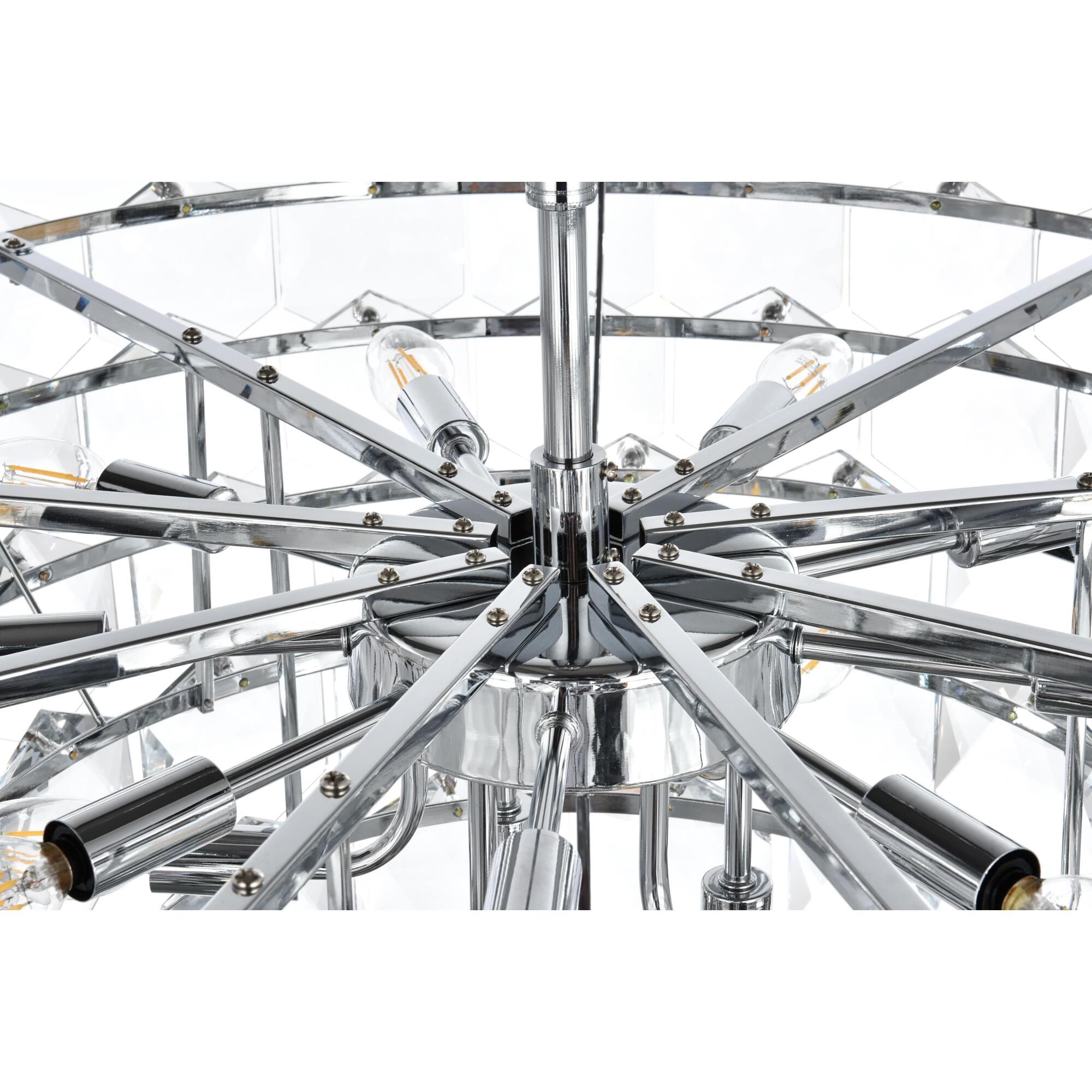 Shown in Chrome  finish and Rc crystal and Clear glass