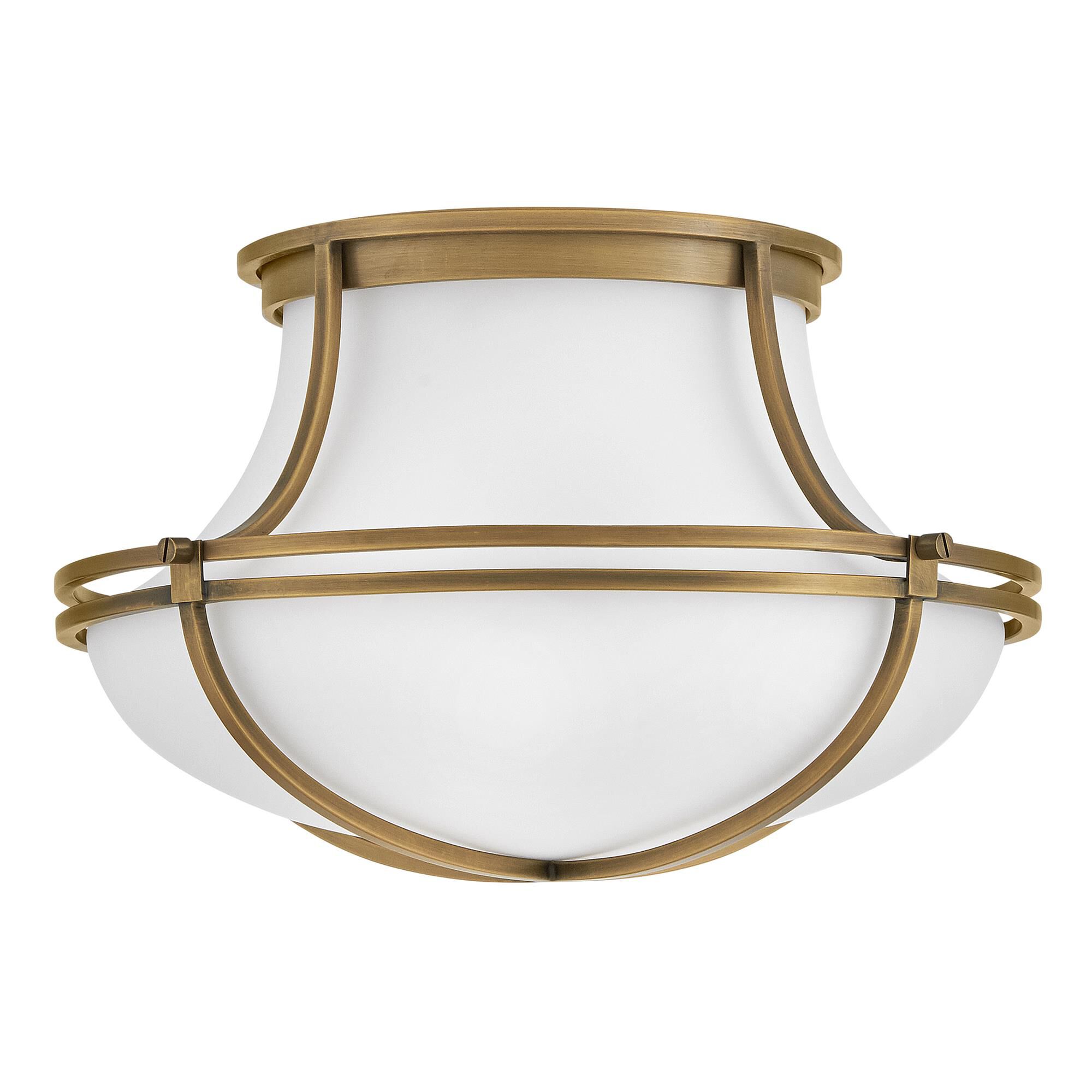 Saddler 15 Inch 3 Light Flush Mount,