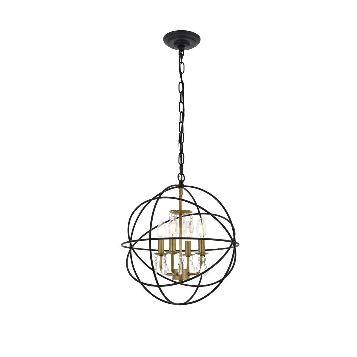 Wallace 16 Inch Large Pendant by Elegant Lighting