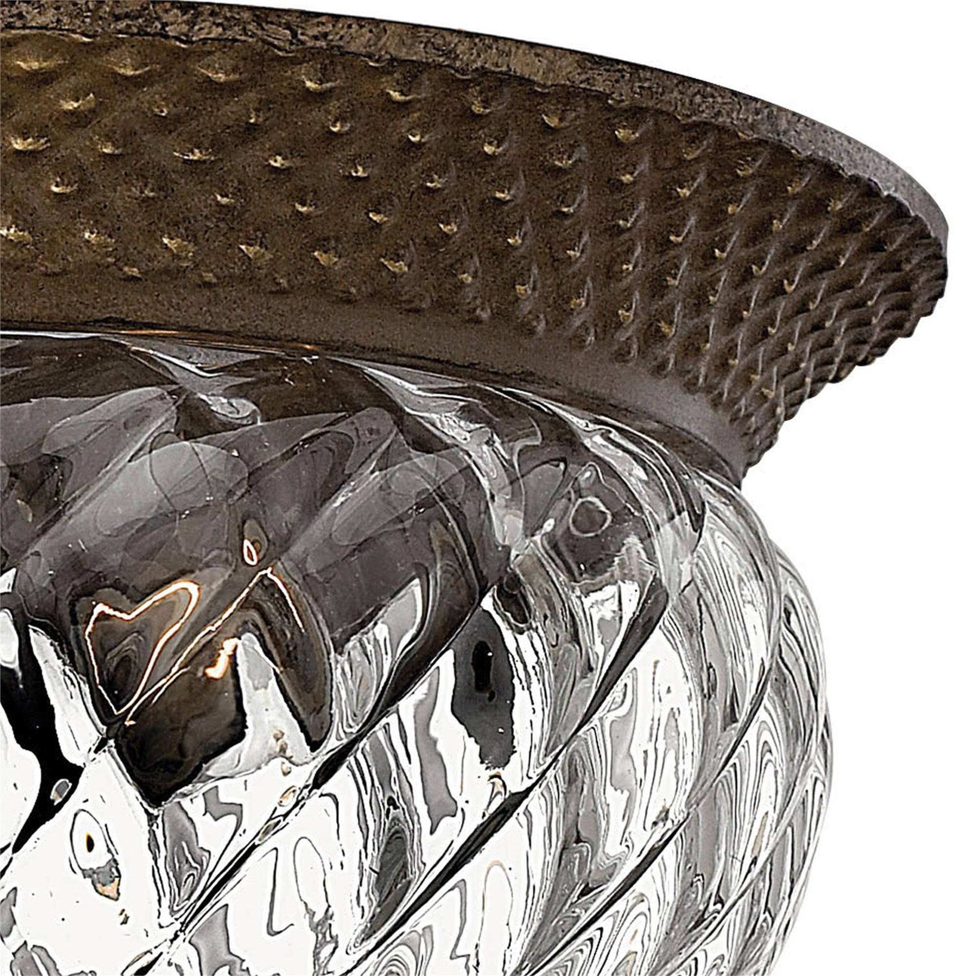 Shown in Pearl Bronze finish and Clear Optic glass