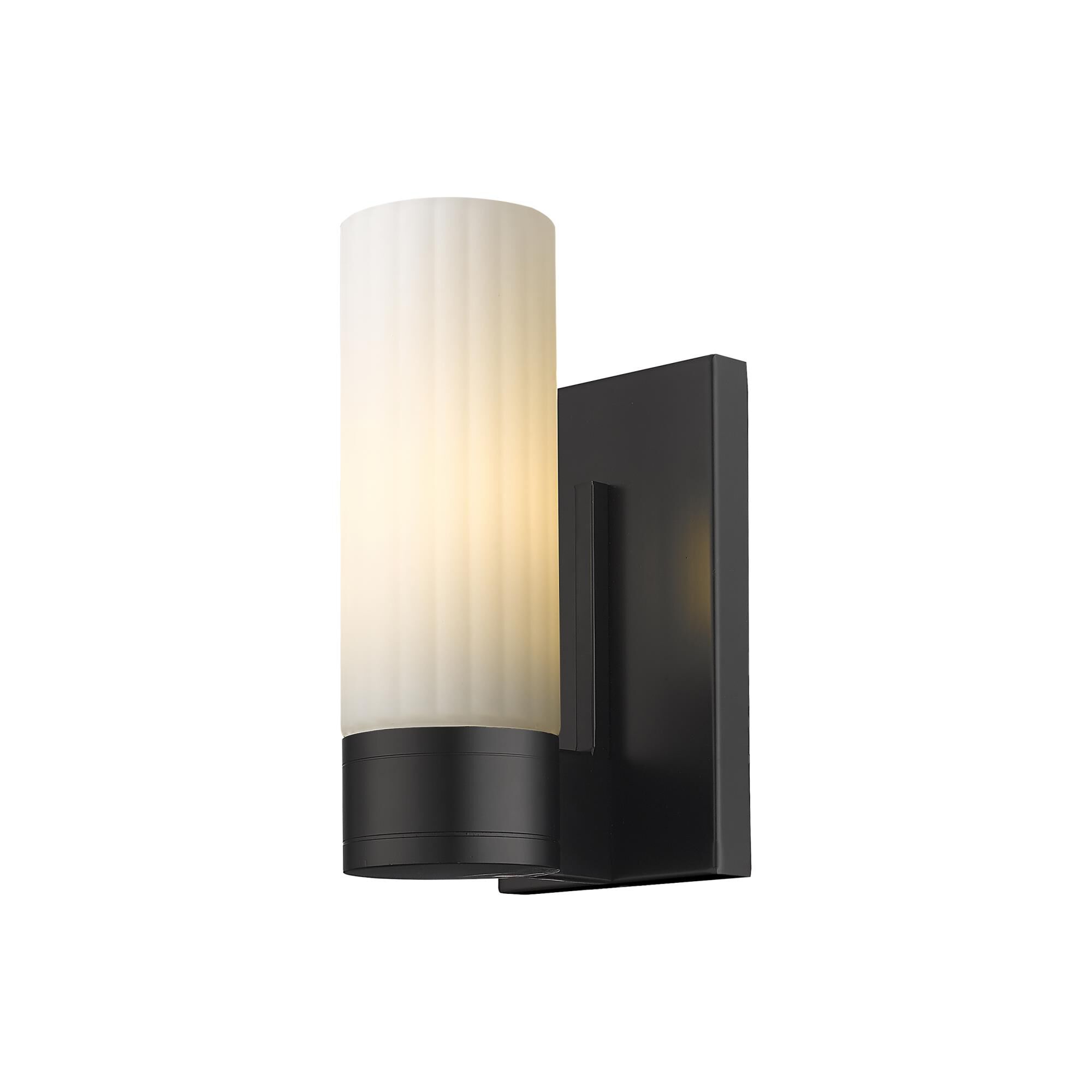 Shown in Matte Black finish and Matte White glass and Matte White Glass shade