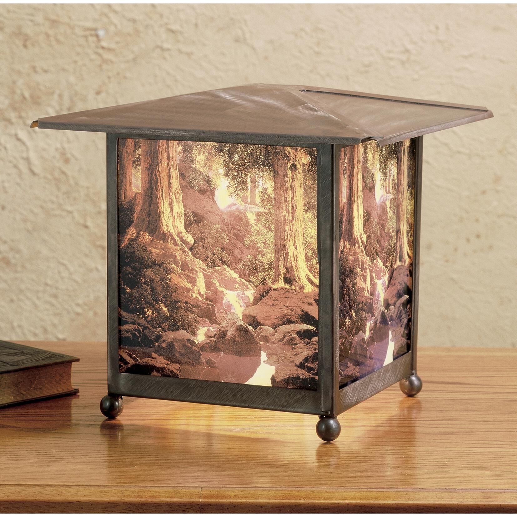 Maxfield Parrish The Glen 13 Inch Accent Lamp by Meyda Lighting