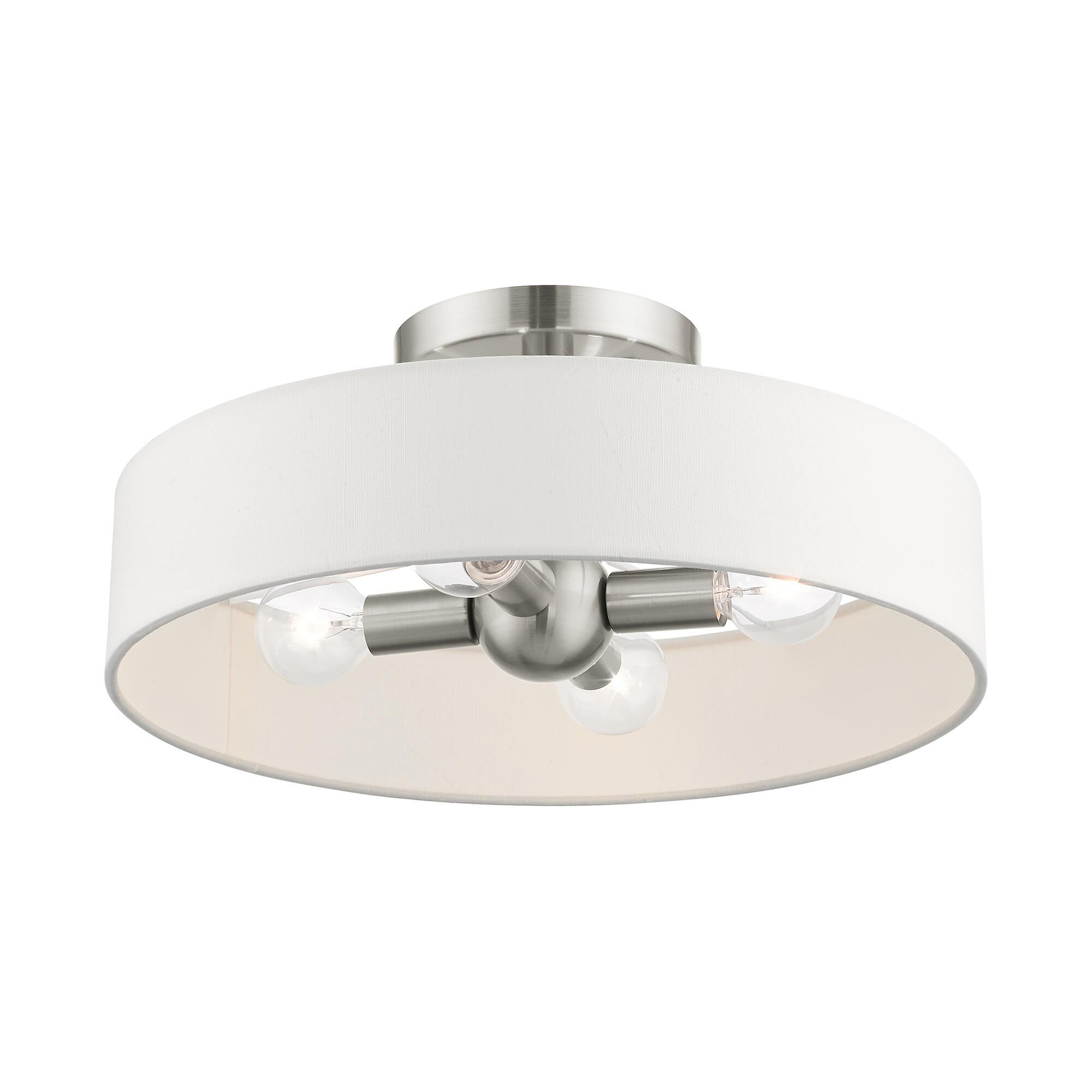 Venlo 14 Inch 4 Light Semi Flush Mount by Livex Lighting