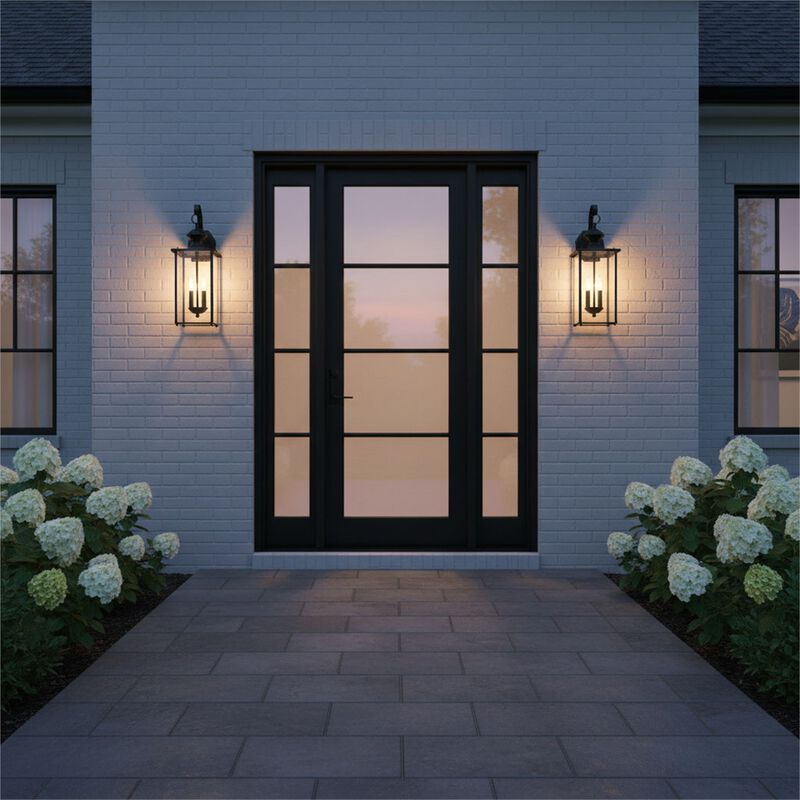 Jamestowne 20 Inch Tall 2 Light Outdoor Wall Light by Generation Lighting