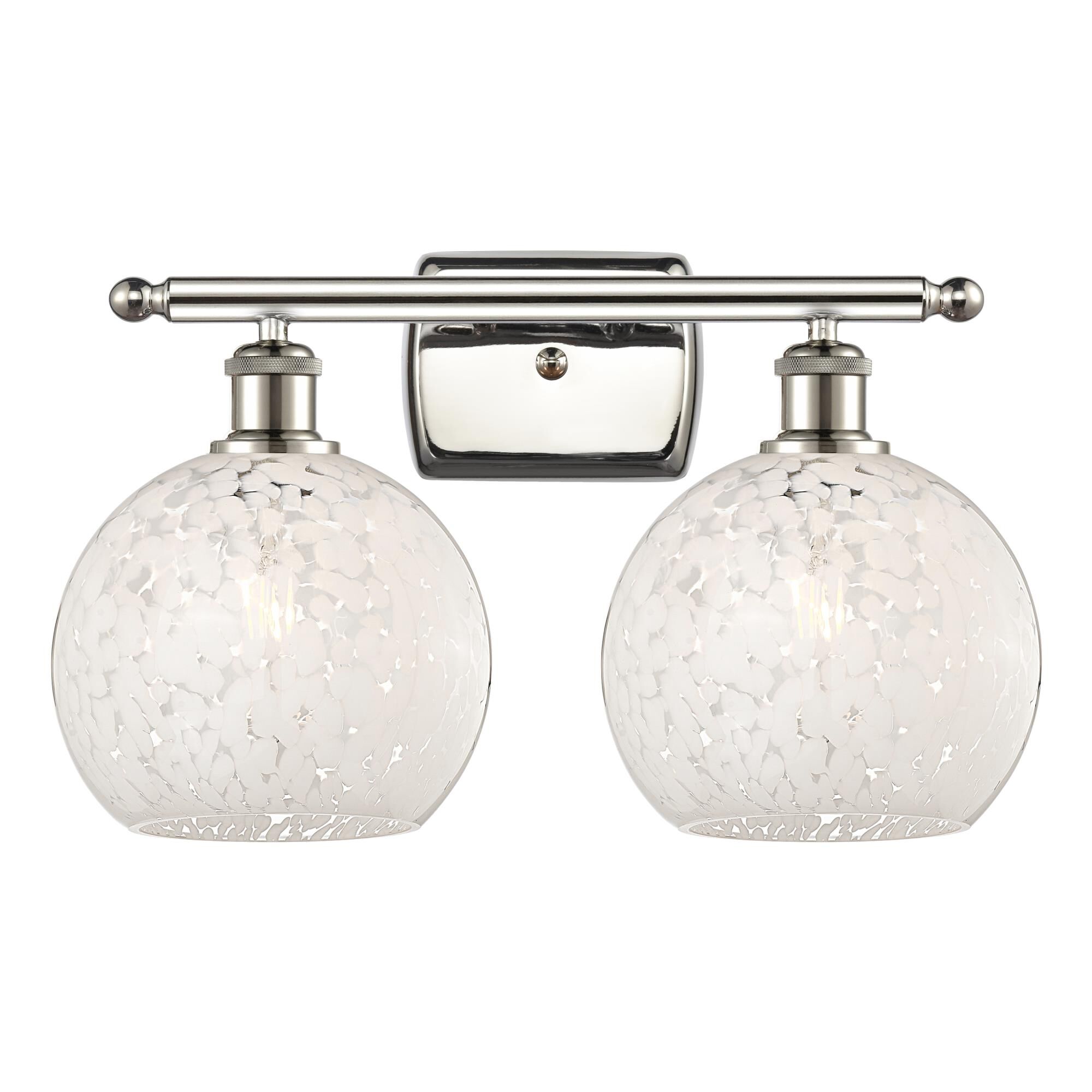 Bruno Marashlian White Mouchette 18 Inch Bath Vanity Light by Innovations Lighting