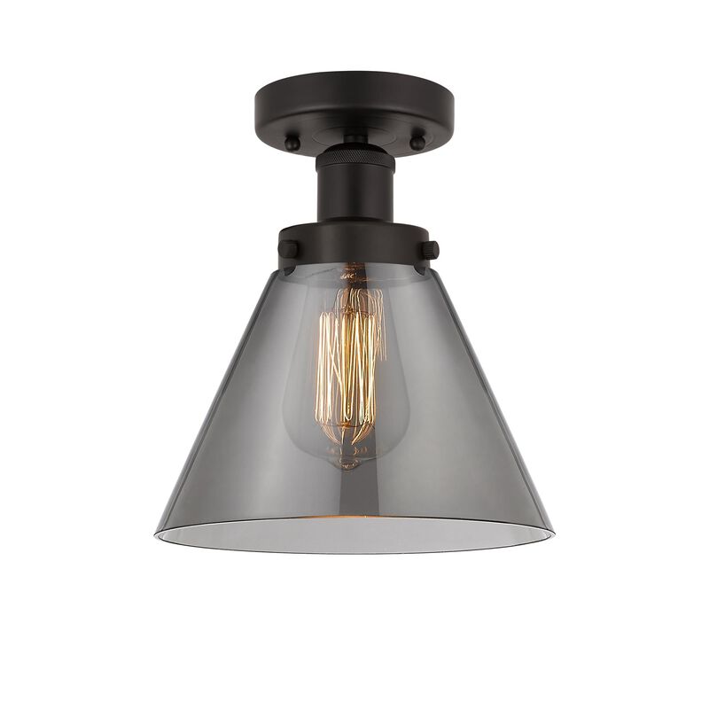 Bruno Marashlian Cone 7 Inch 1 Light Semi Flush Mount by Innovations Lighting