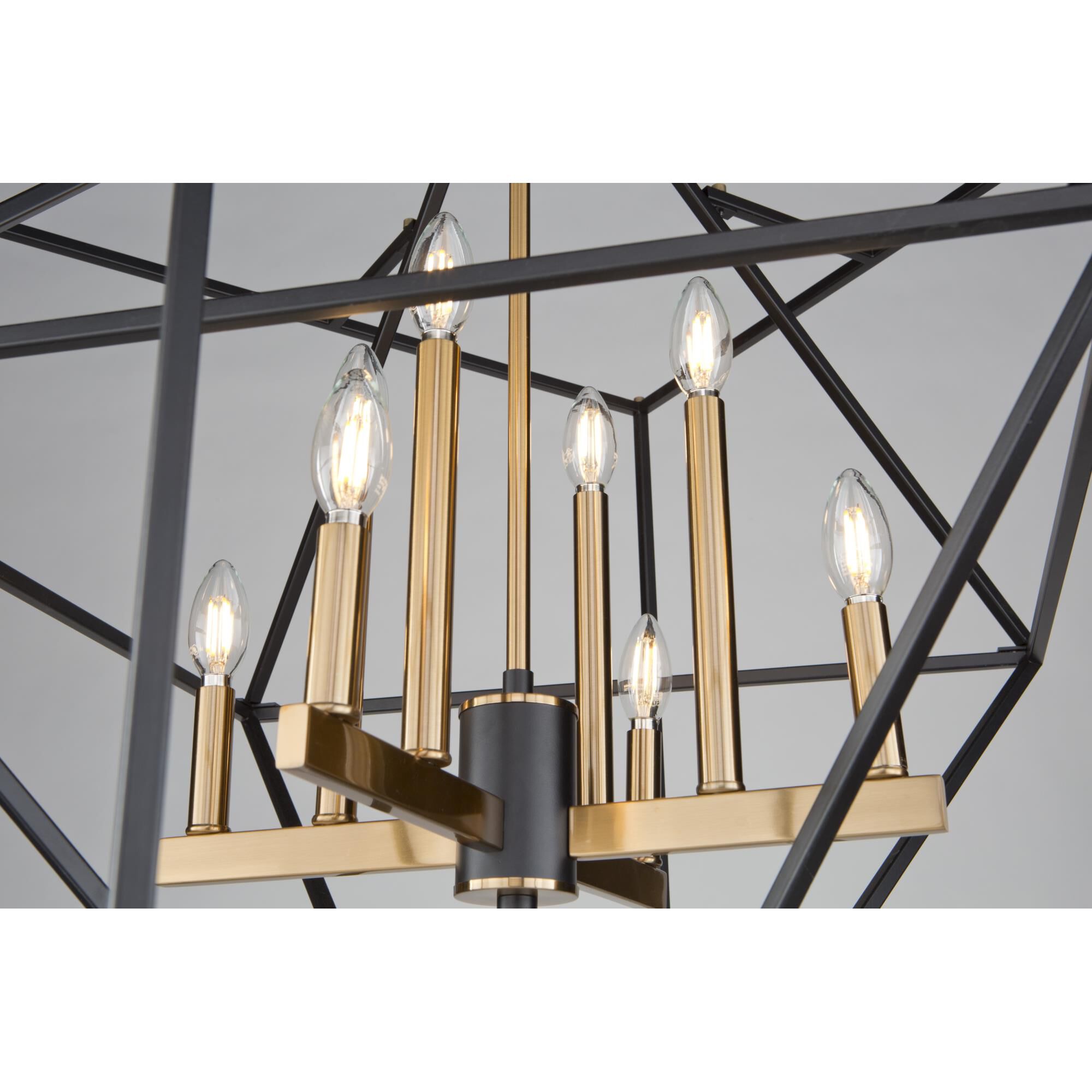 Shown in Matte Black - Harvest Brass finish