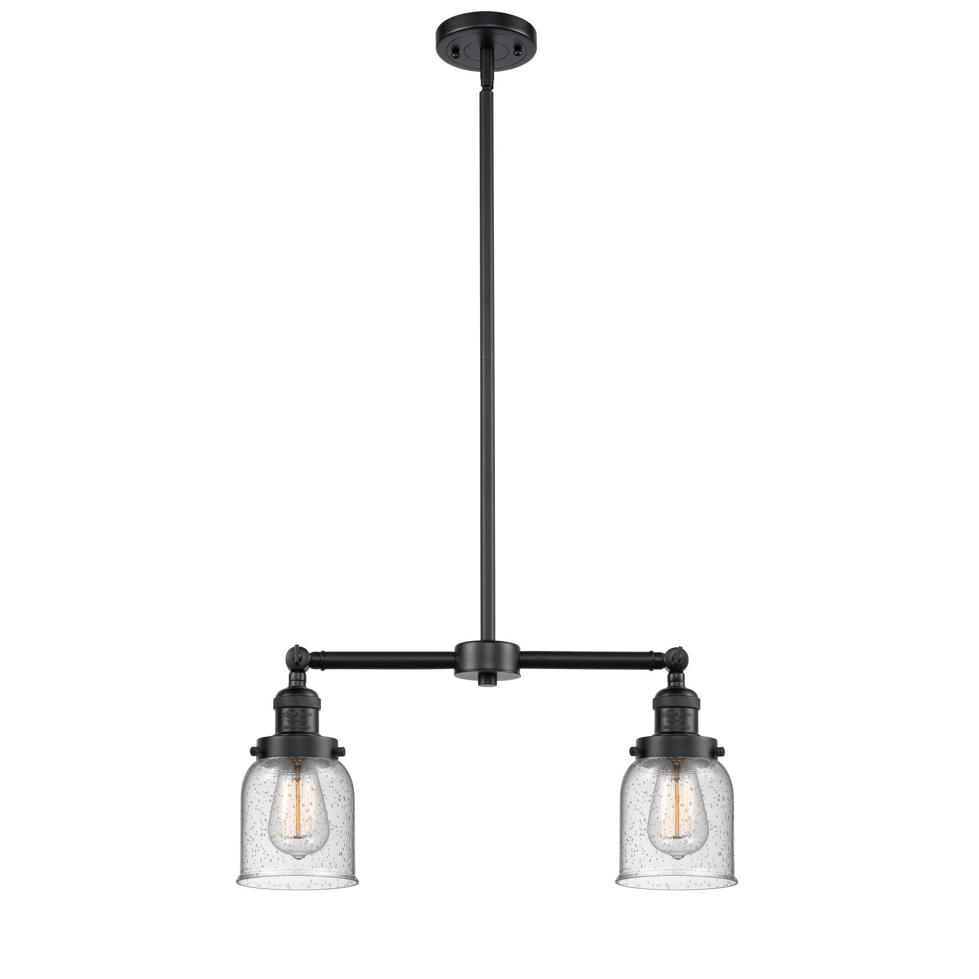 Shown in Oil Rubbed Bronze finish and Seedy glass