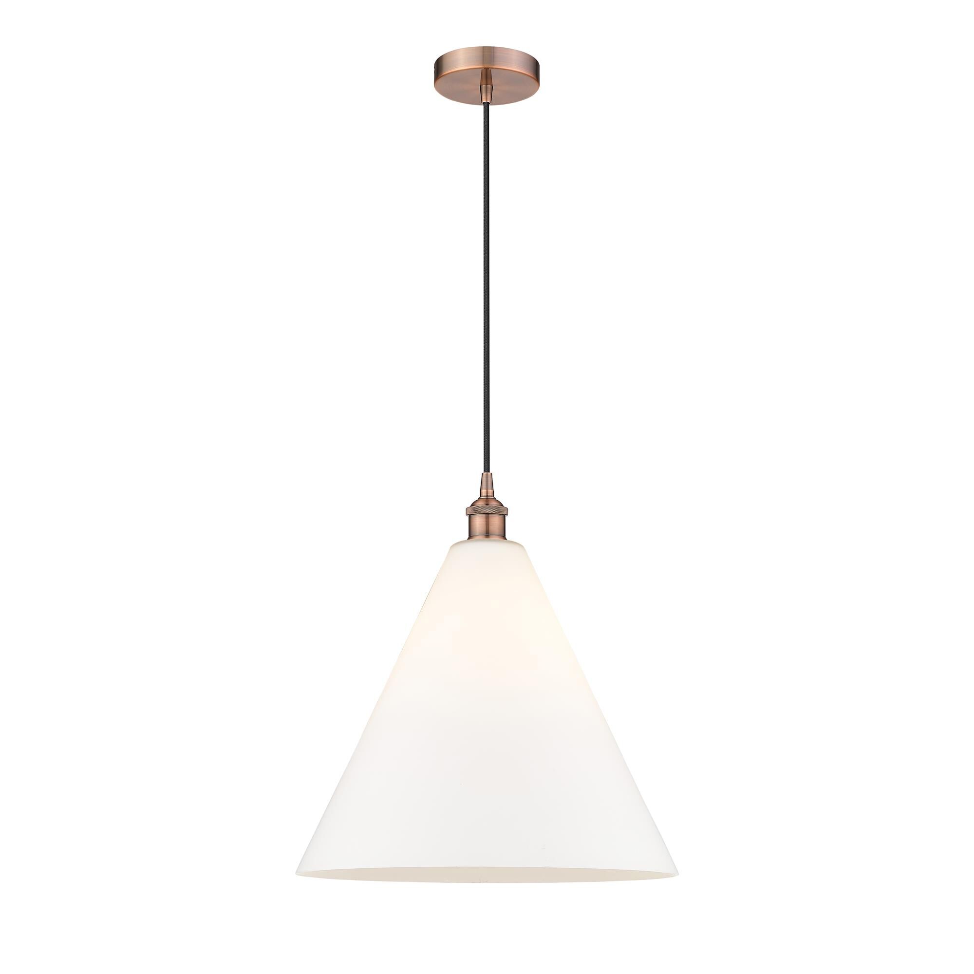 Bruno Marashlian Edison Cone 16 Inch Large Pendant,