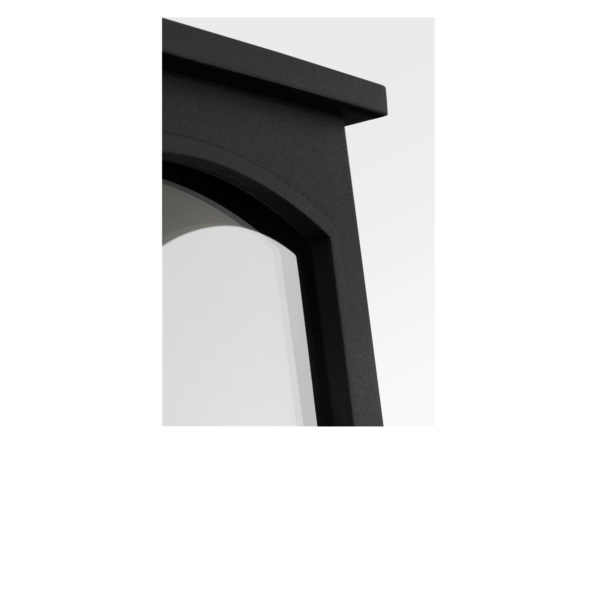 Shown in Textured Black finish and Clear glass