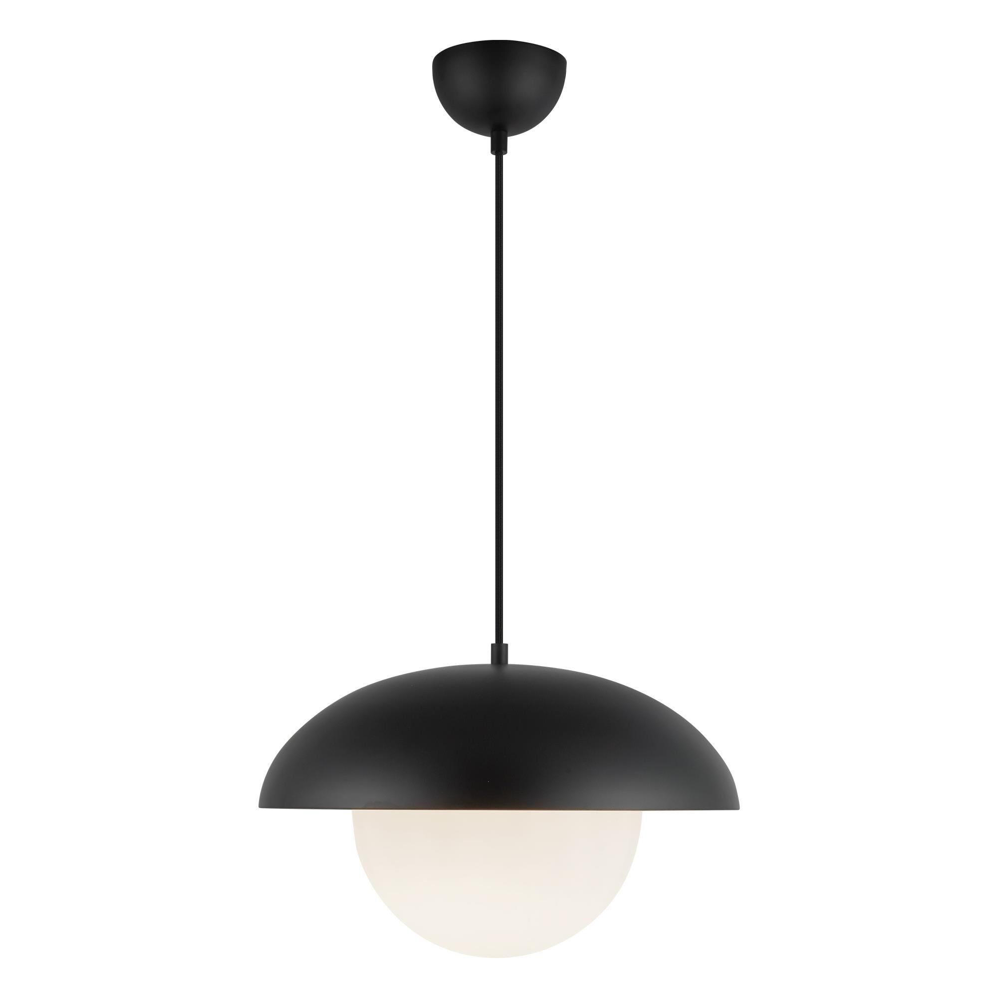 Shown in Matte Black finish and Opal Matte glass