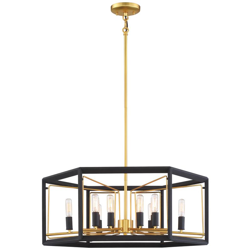 Sable Point 26 Inch 12 Light Chandelier by Metropolitan Lighting