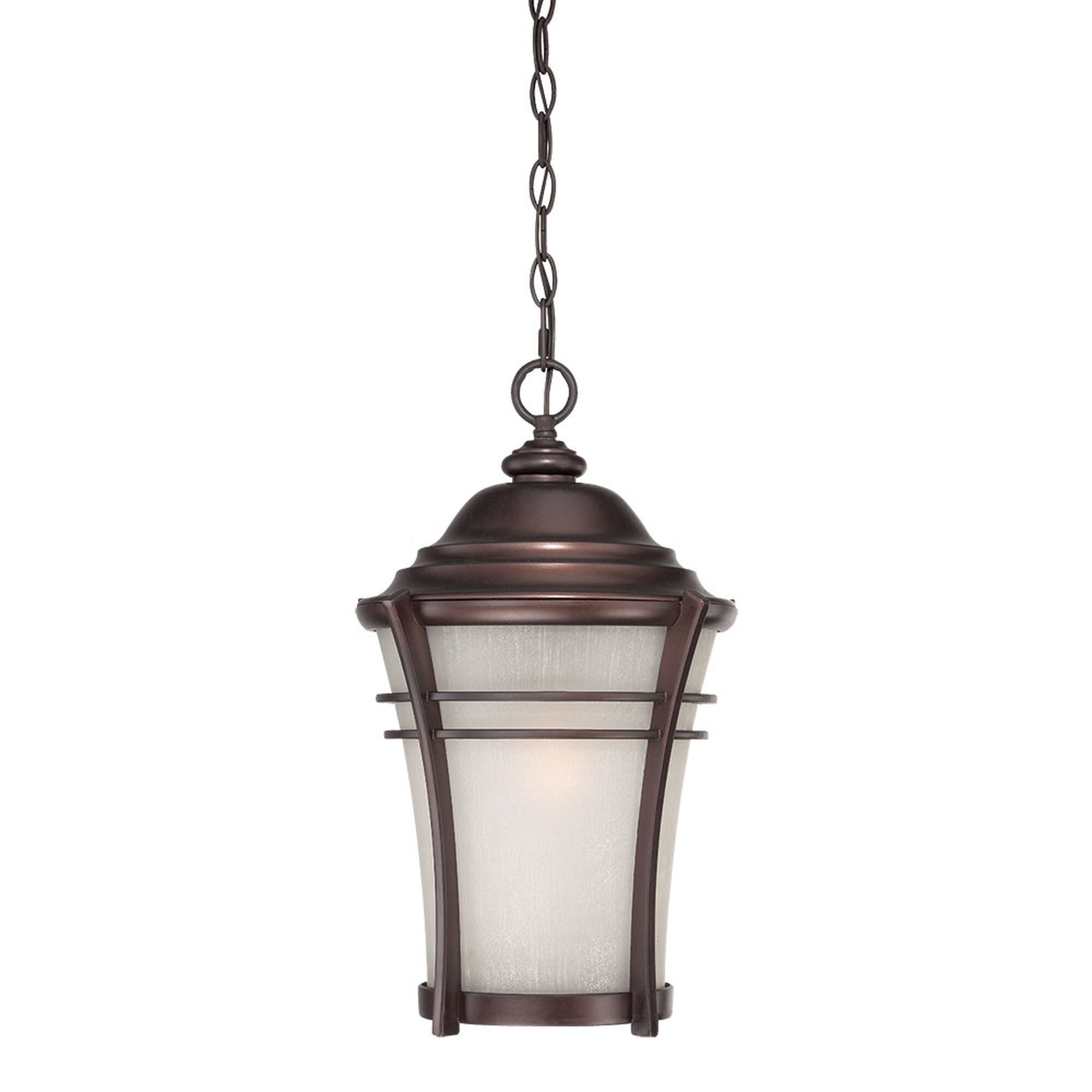 Shown in Architectural Bronze finish and Frosted glass and Frosted Cylindrical Glass shade