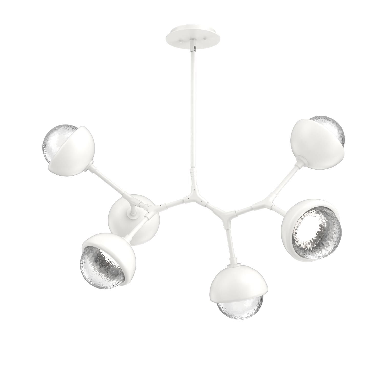 Levi Wilson Cabochon 31 Inch Linear Suspension Light by Hammerton Studio