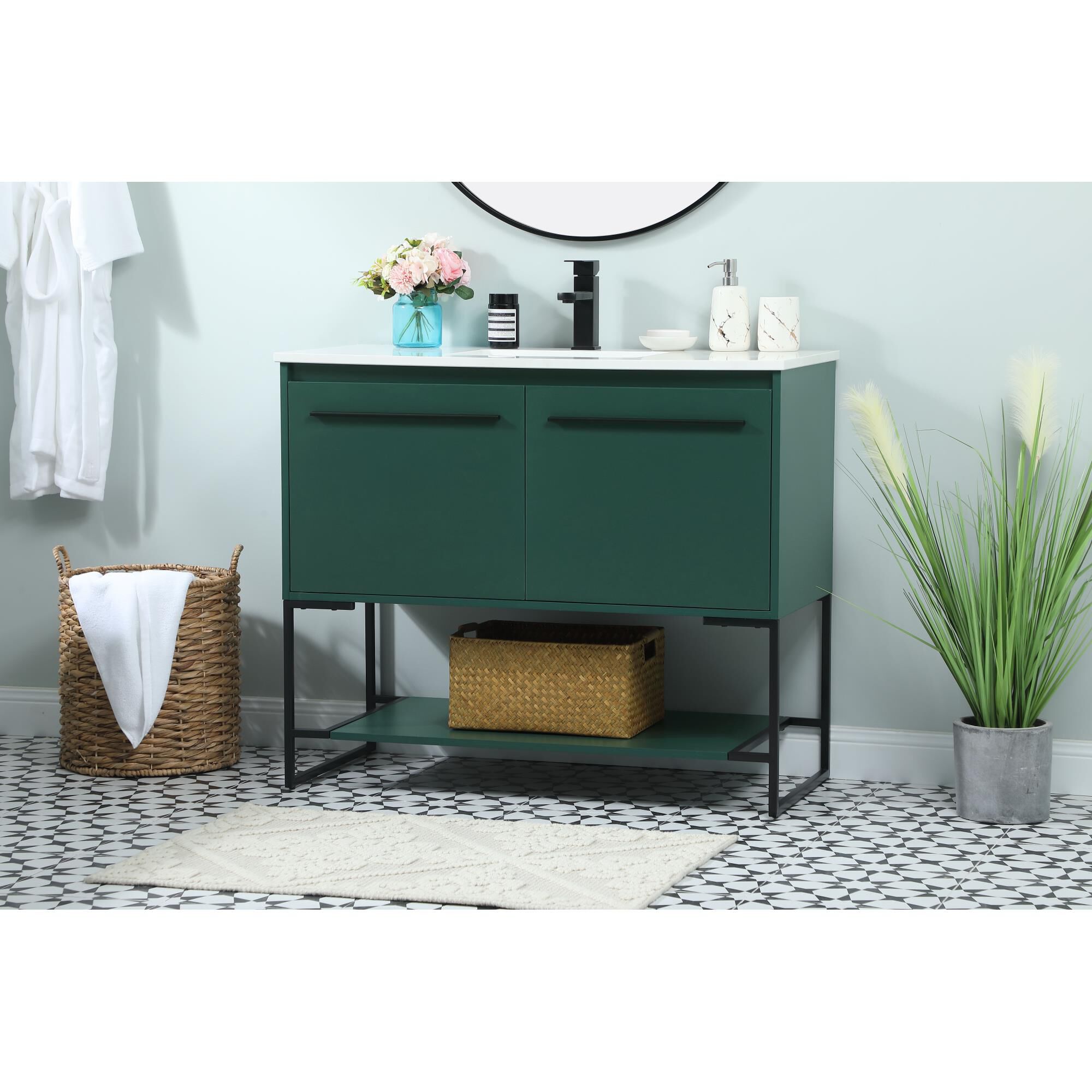 Shown in Green finish