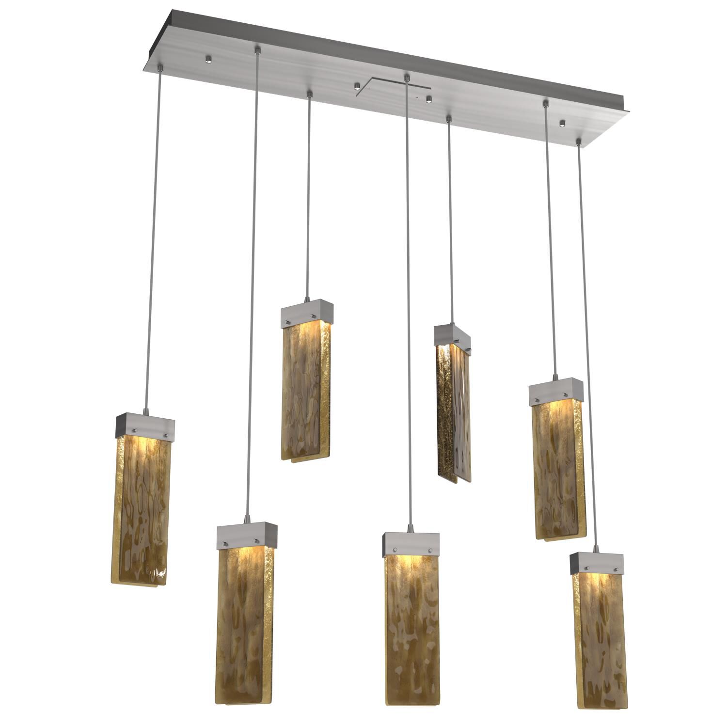Parallel 44 Inch 7 Light LED Linear Suspension Light by Hammerton Studio