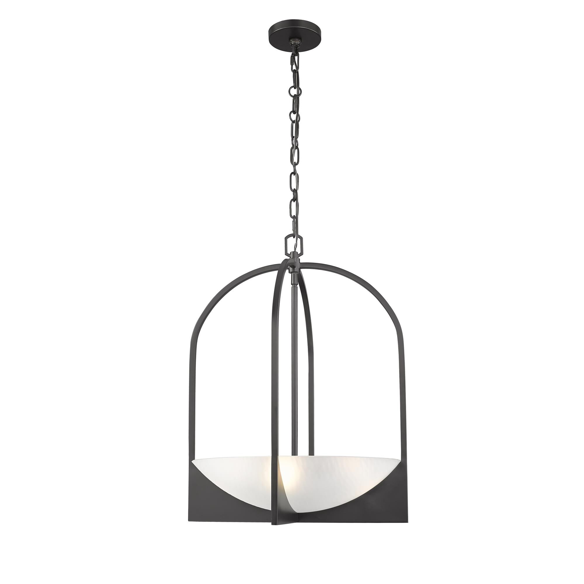 Shown in Matte Black finish and Sand Blast glass and Sand Blast shade