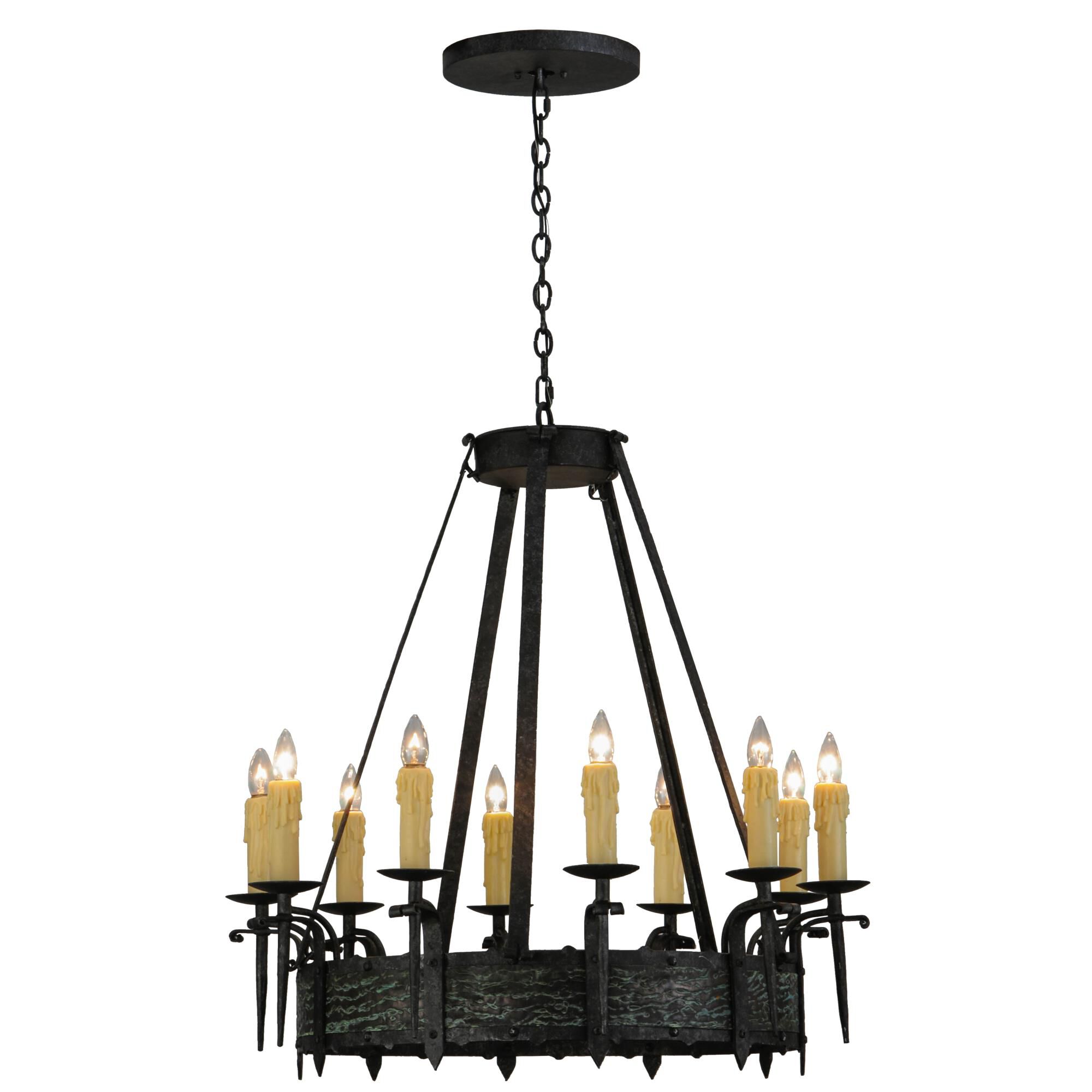 36 Inch 10 Light Chandelier by Meyda Lighting