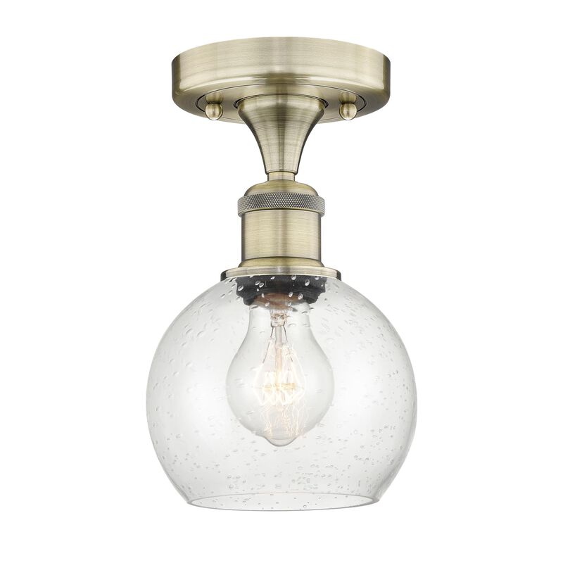 Bruno Marashlian Athens 6 Inch 1 Light Semi Flush Mount by Innovations Lighting