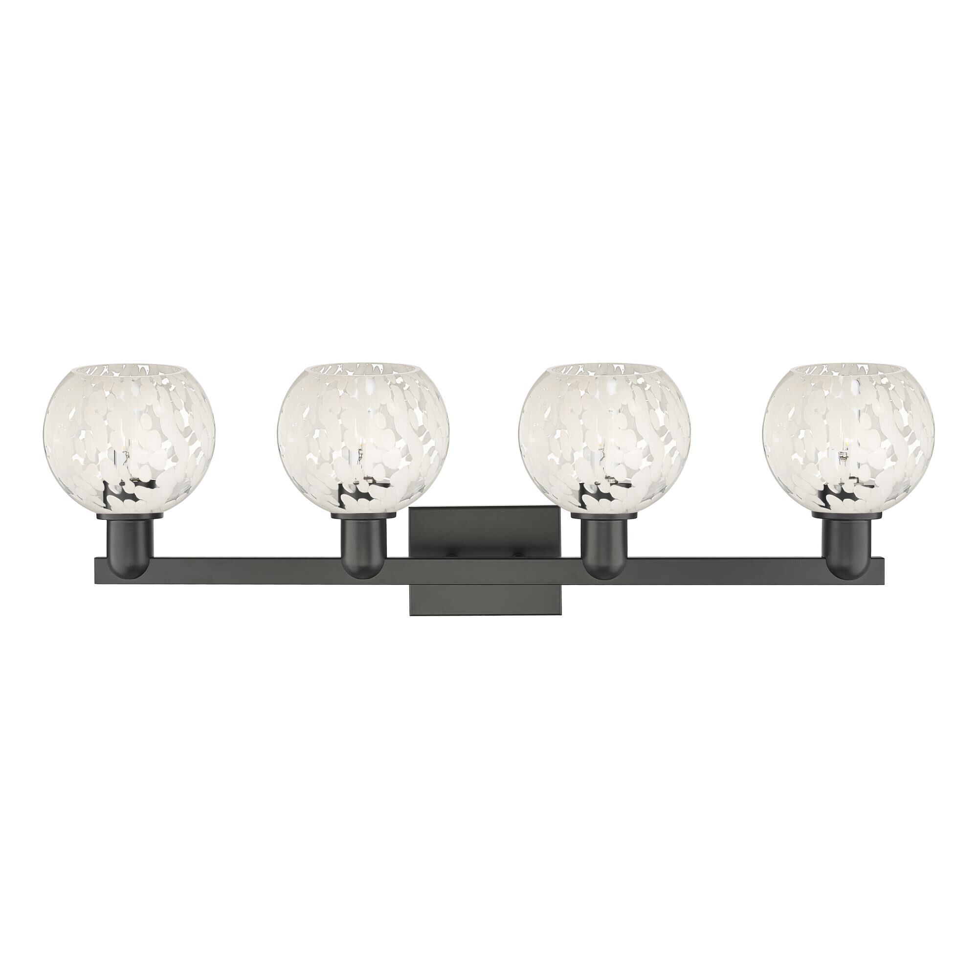 Bruno Marashlian White Mouchette 33 Inch Bath Vanity Light by Innovations Lighting