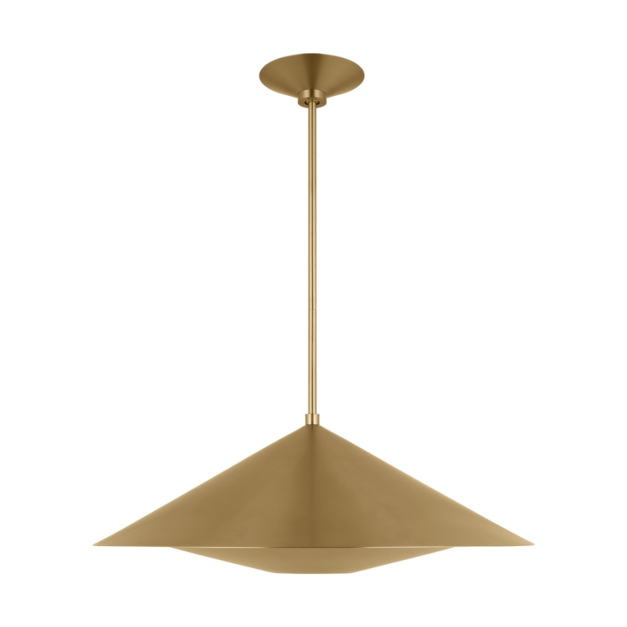 Shown in Burnished Brass finish and Sandblast Inside and Clear Outside glass