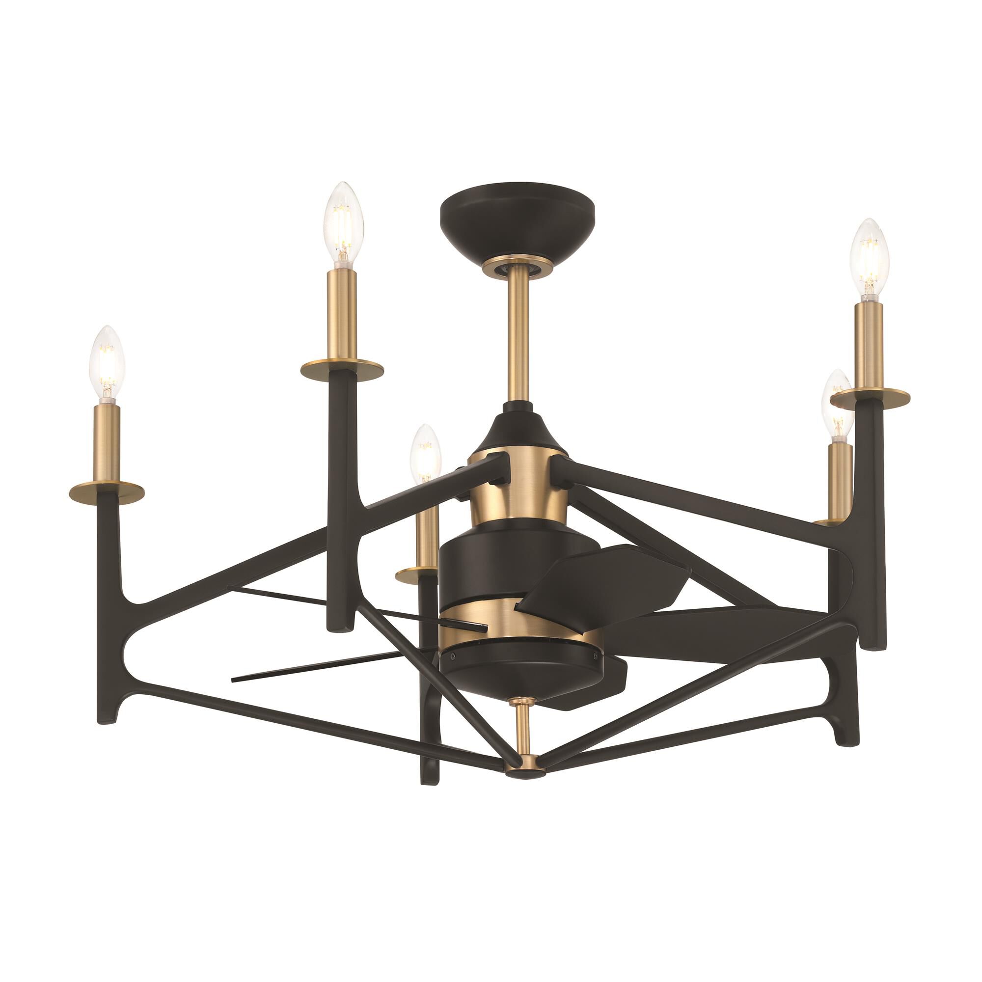 The Reserve 32 24 Inch Chandelier Ceiling Fan with Light Kit,