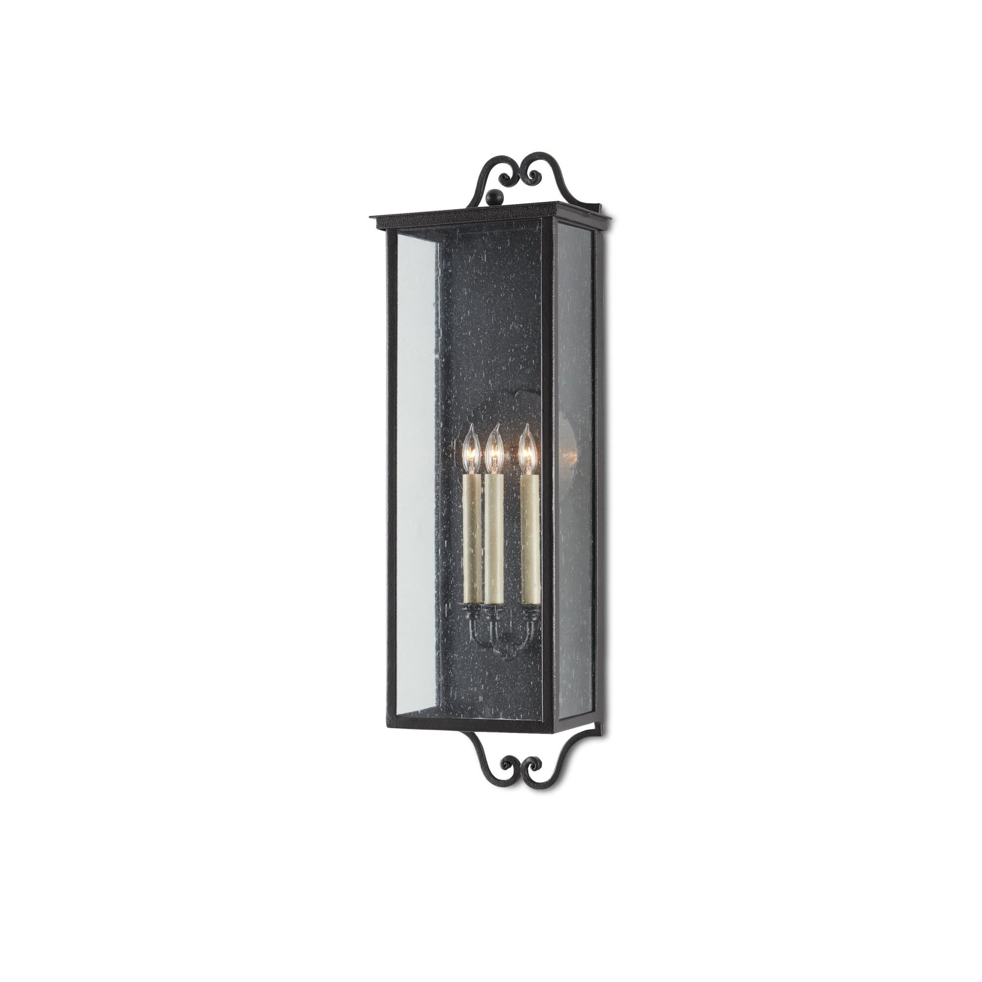 Giatti 35 Inch Tall 3 Light Outdoor Wall Light by Currey and Company