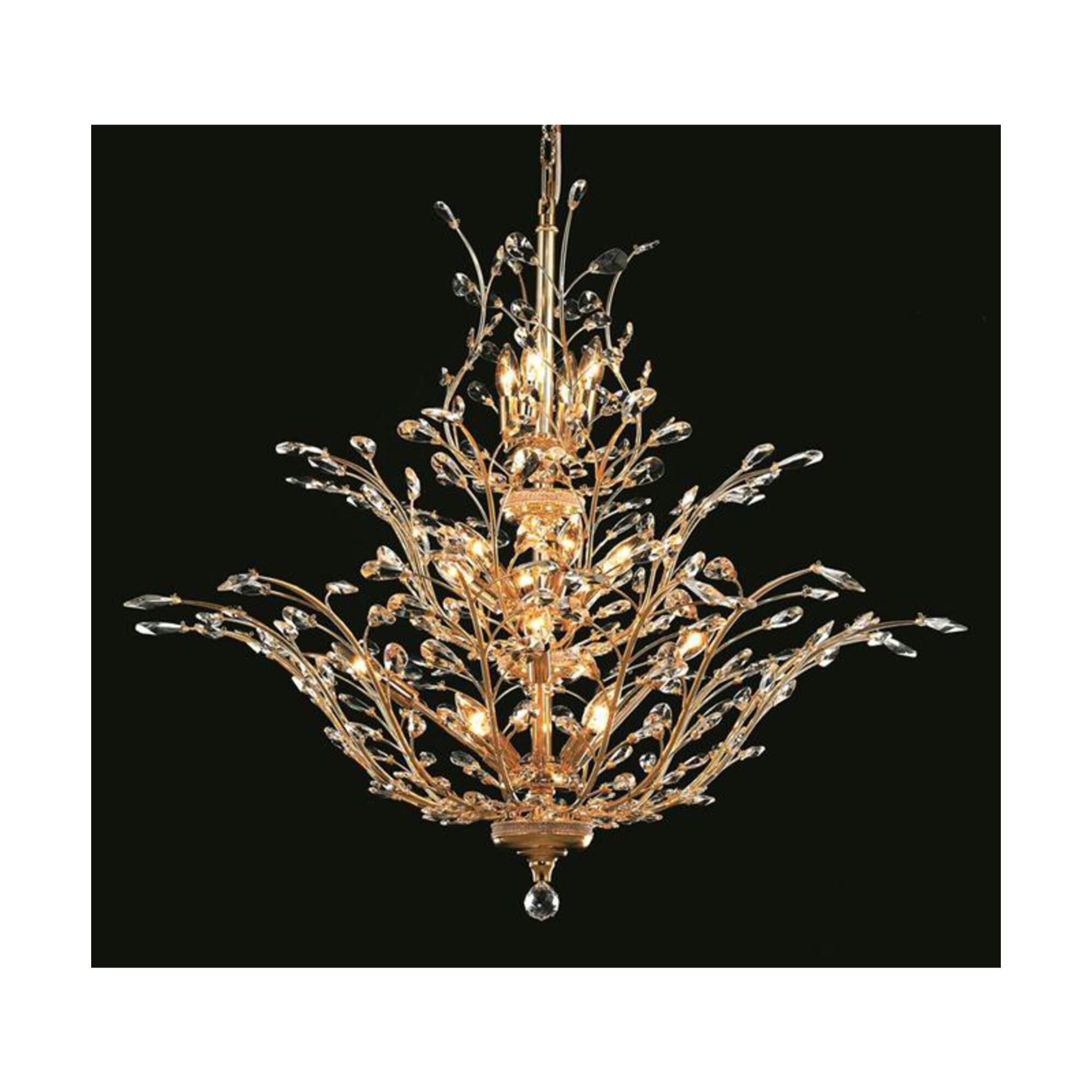 Orchid 41 Inch Large Pendant by Elegant Lighting
