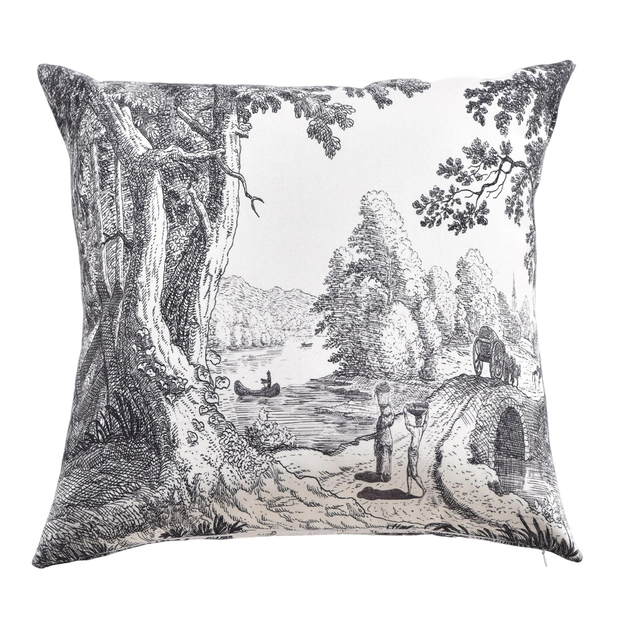 Dann Foley Reverie Toile 24 Inch Decorative Pillow by Stylecraft