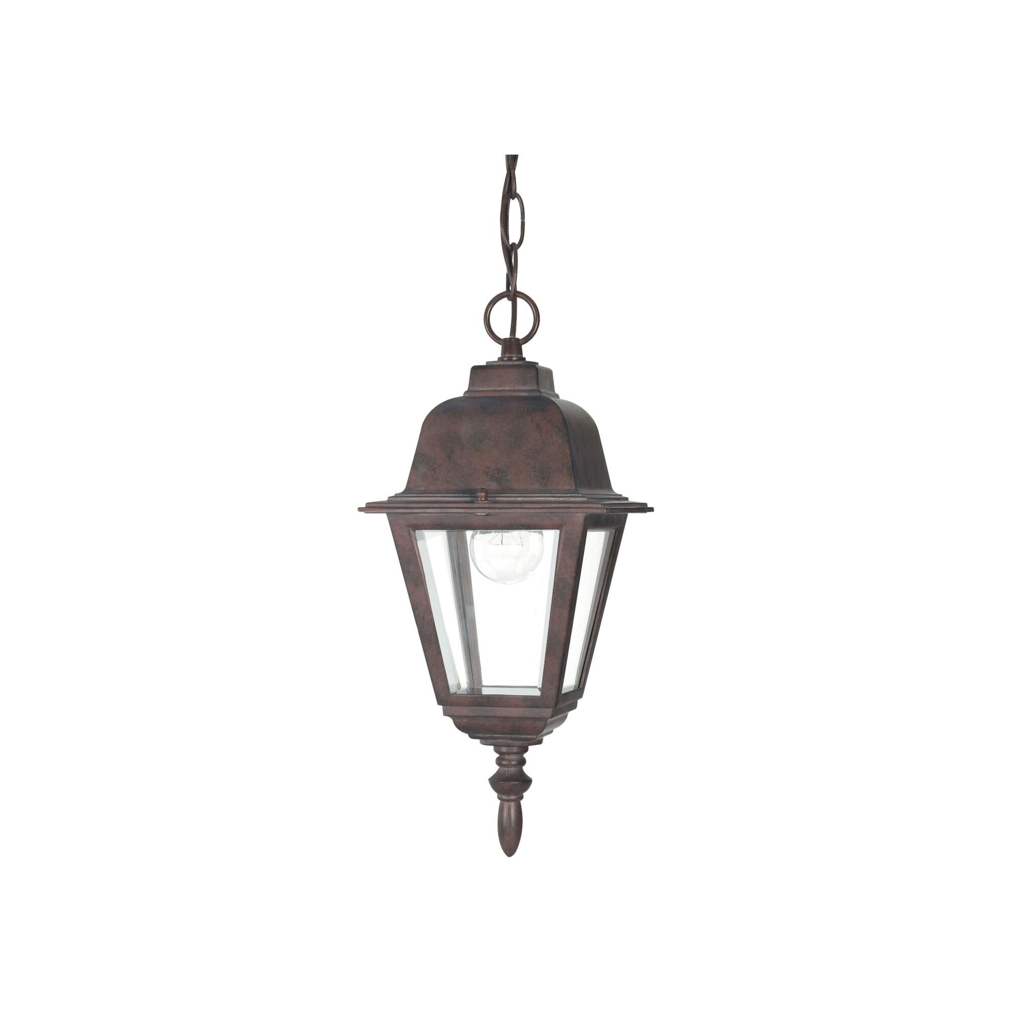 Briton 10 Inch Tall 1 Light Outdoor Hanging Lantern by Nuvo Lighting