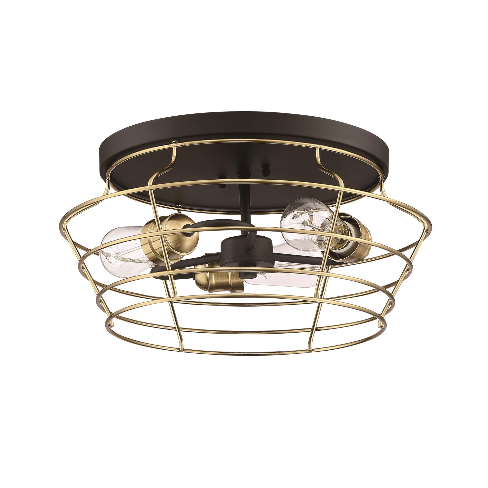 Thatcher 16 Inch 3 Light Semi Flush Mount by Craftmade
