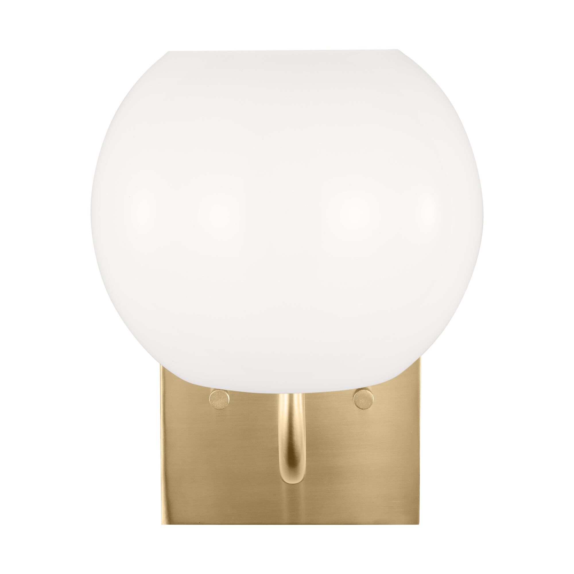 Shown in Satin Bronze finish and Opal Glass shade
