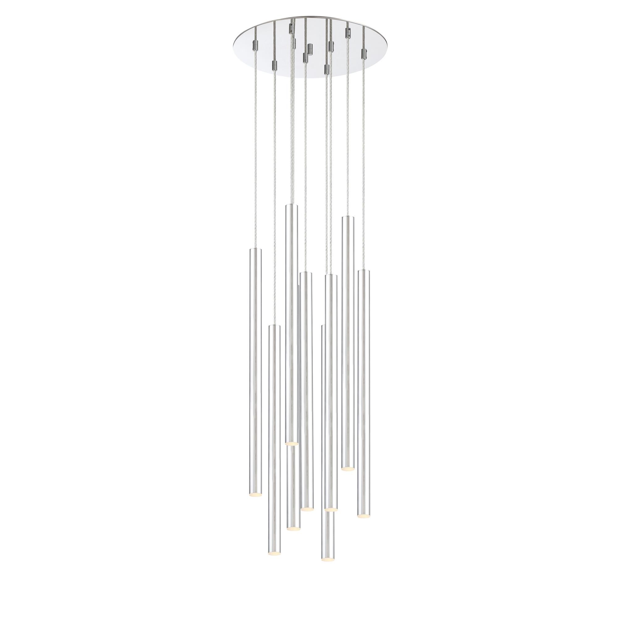 Forest 16 Inch 9 Light LED Multi Light Pendant by Z-Lite