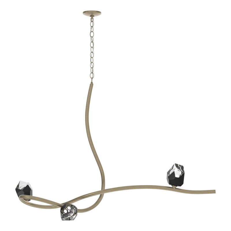 Glacier 22 Inch 3 Light Multi Light Pendant by Hubbardton Forge