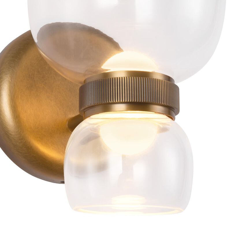 Elisa Carlucci Sutton 8 Inch Bath Vanity Light by Alora Lighting