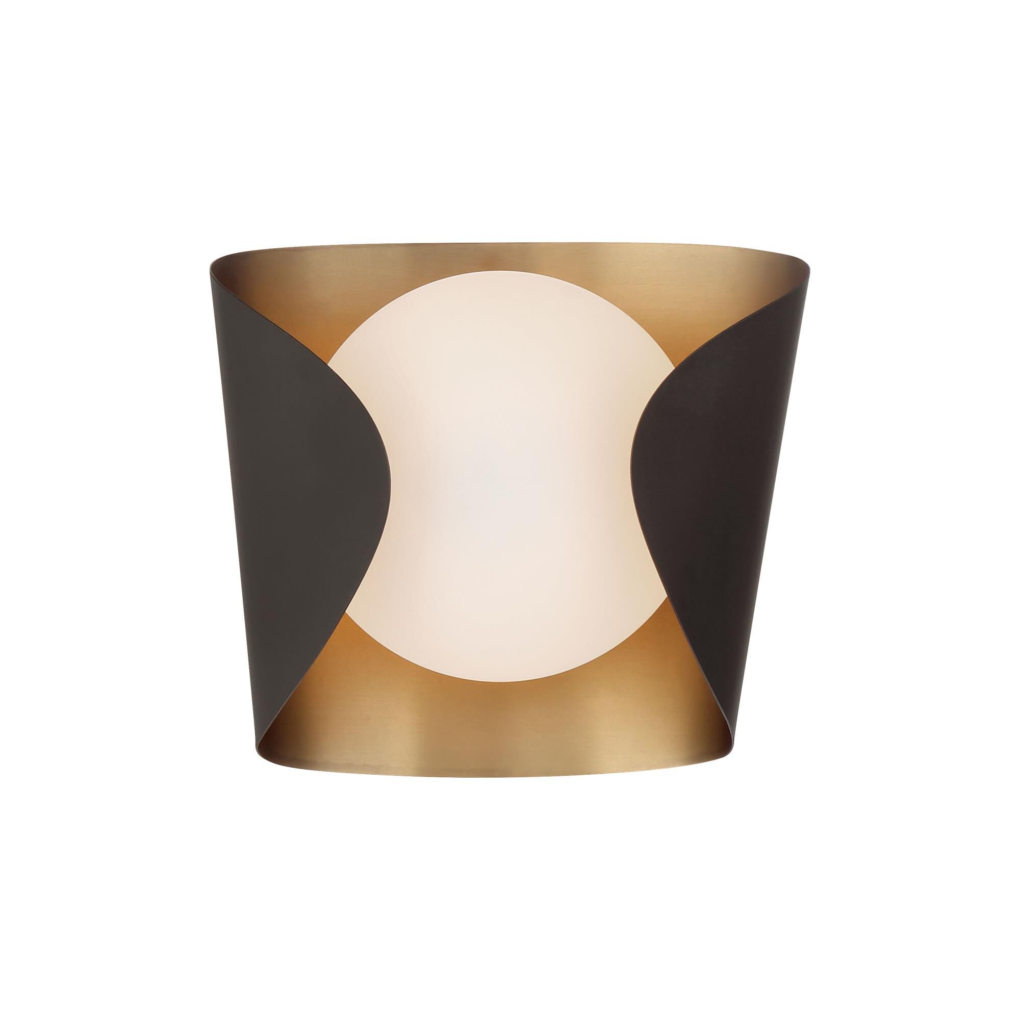 Shown in Legacy Brass & Dark Bronze finish and White glass and Etched Opal Glass shade