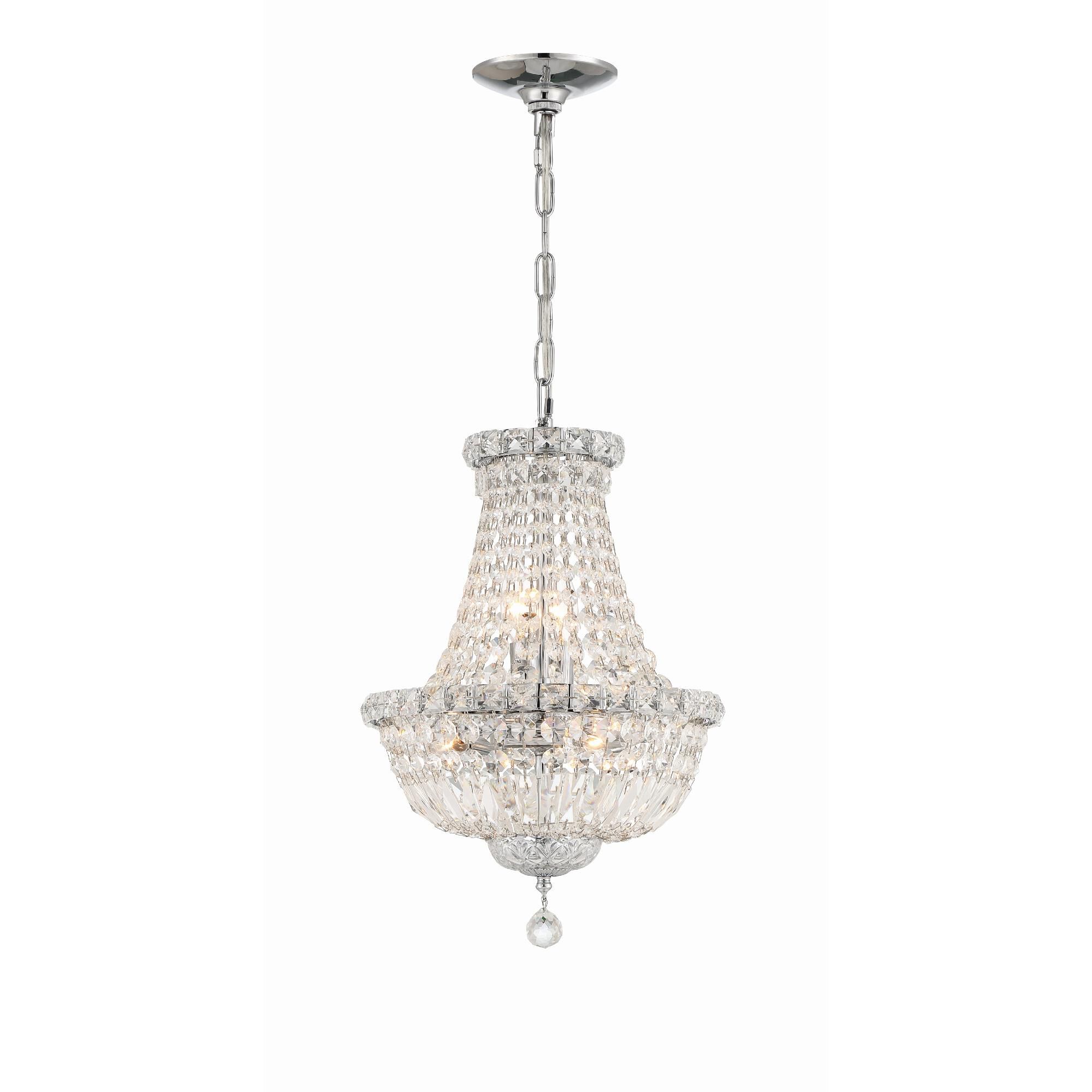 Roslyn 12 Inch Mini Chandelier by Crystorama