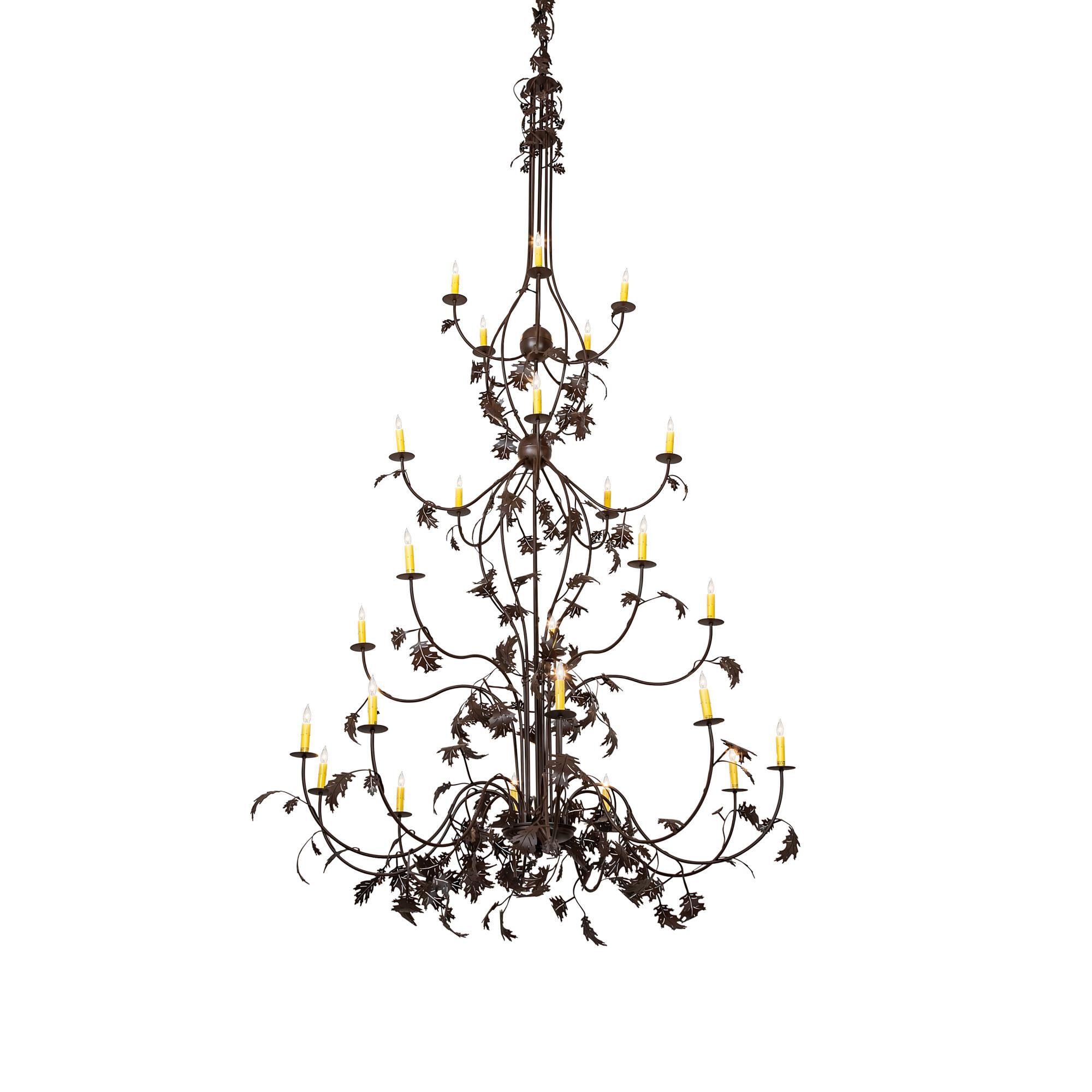 Meyda Lighting Oak Leaf 72 Inch Chandelier