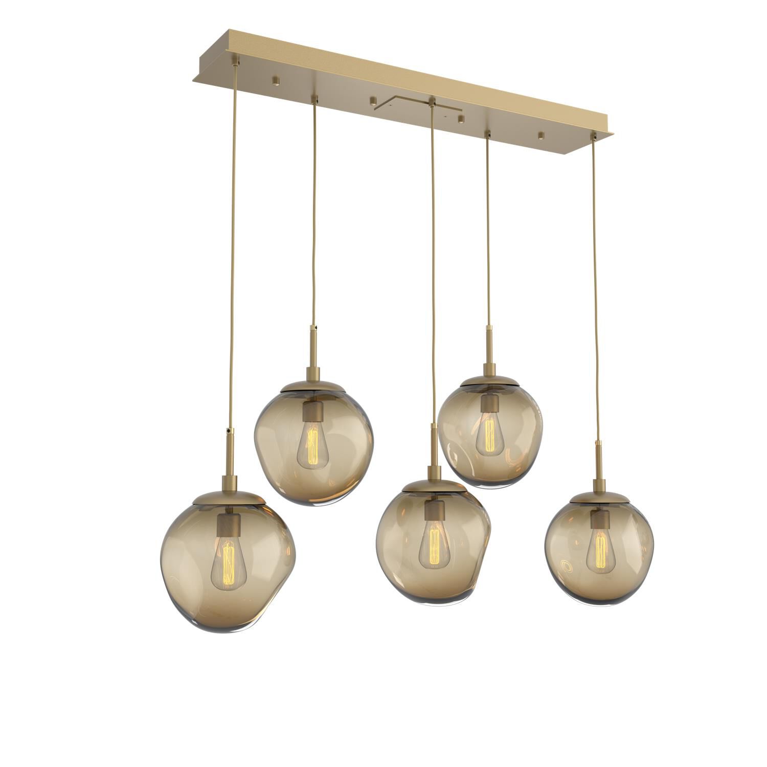 Levi Wilson Nebula 42 Inch 5 Light Linear Suspension Light by Hammerton Studio