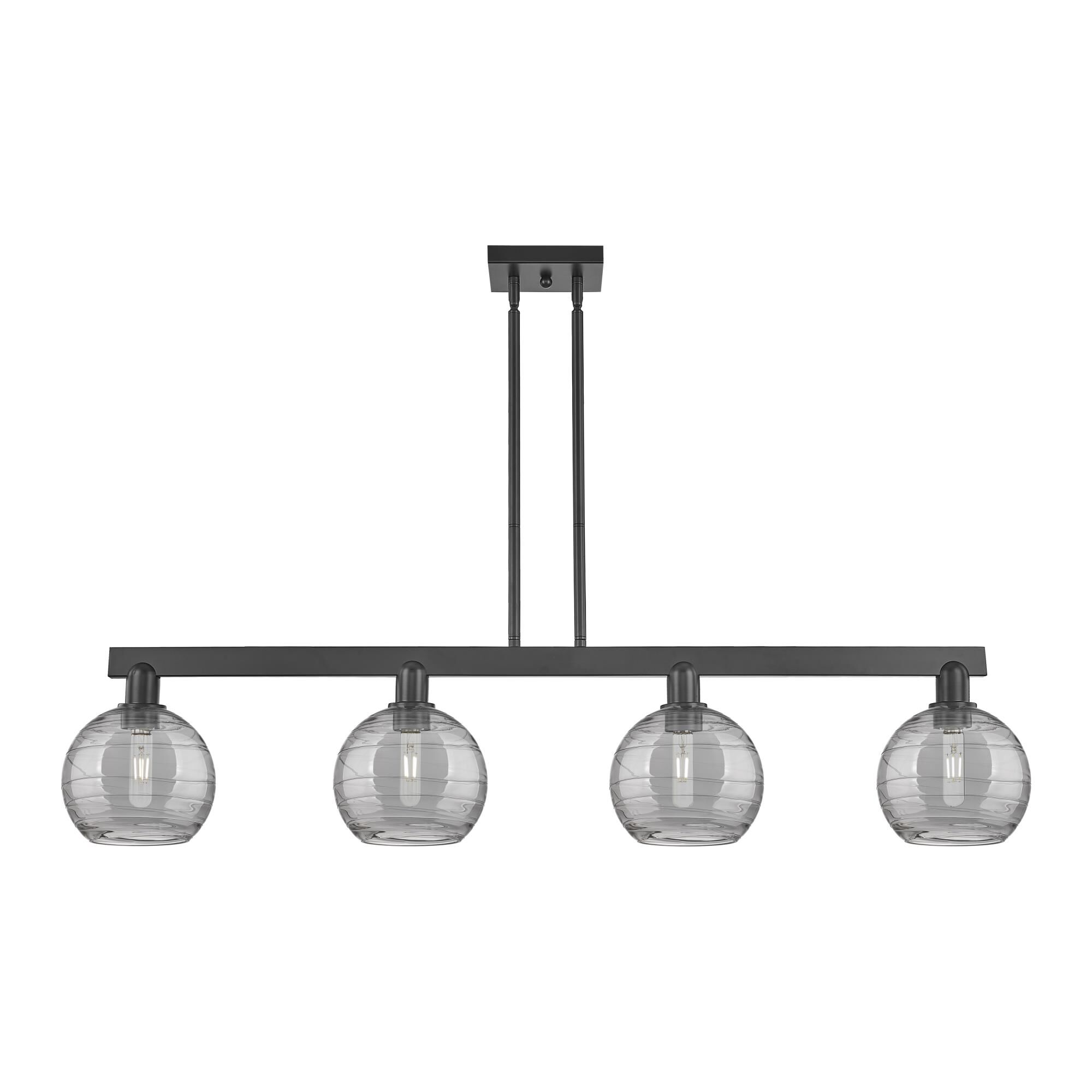 Bruno Marashlian Athens Deco Swirl 51 Inch Linear Suspension Light by Innovations Lighting