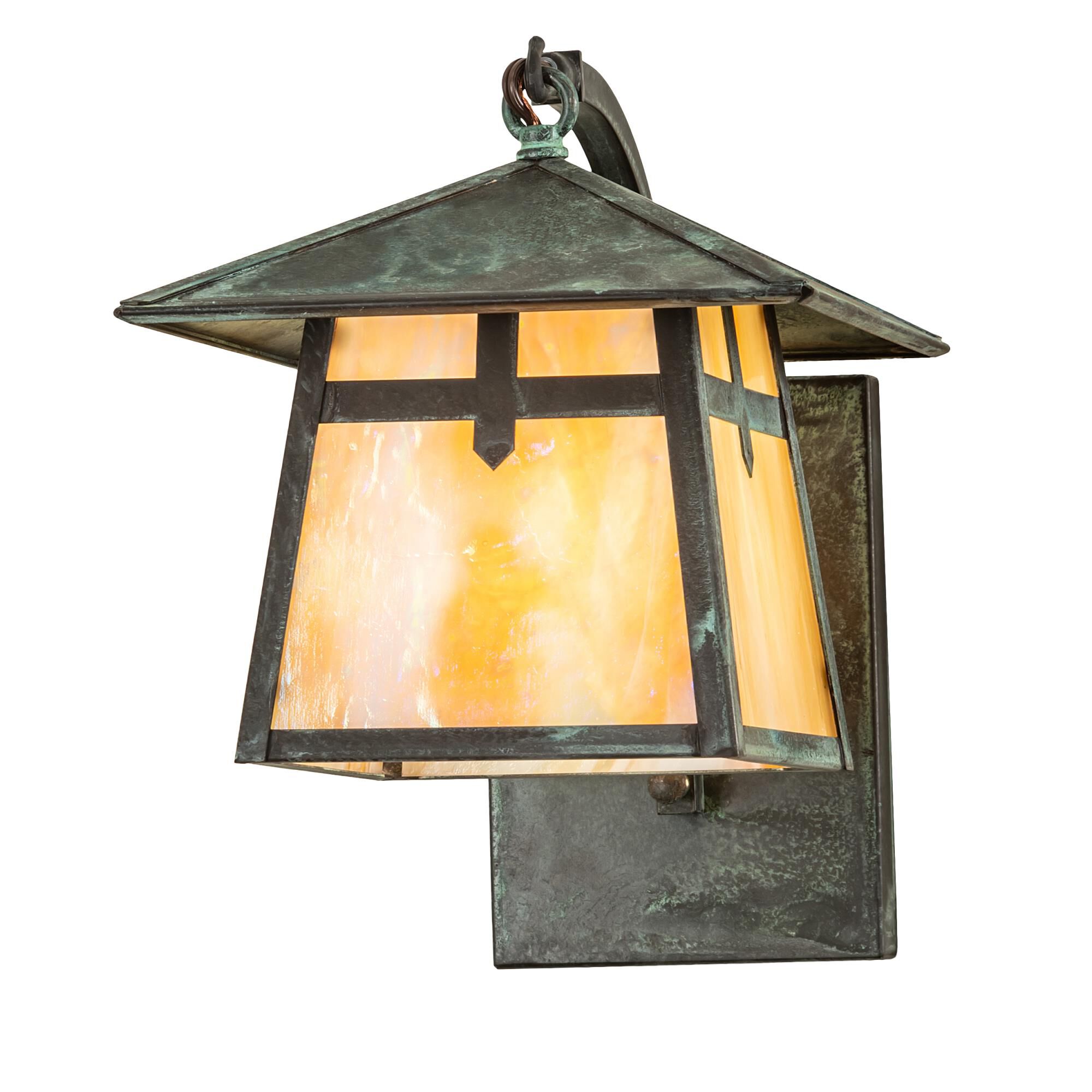 Meyda Lighting Stillwater 11 Inch Tall Outdoor Wall Light