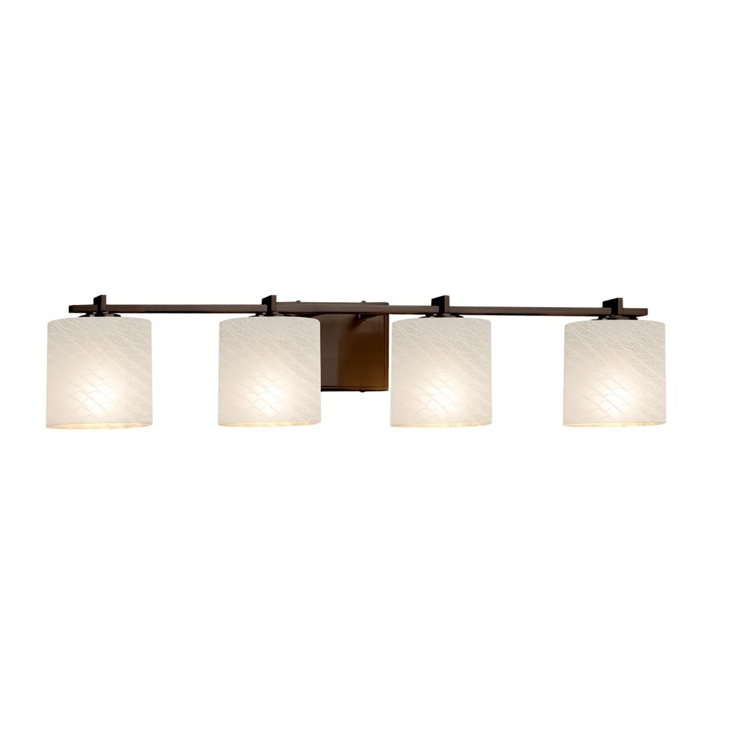 Fusion 36 Inch 4 Light Bath Vanity Light by Justice Design Group