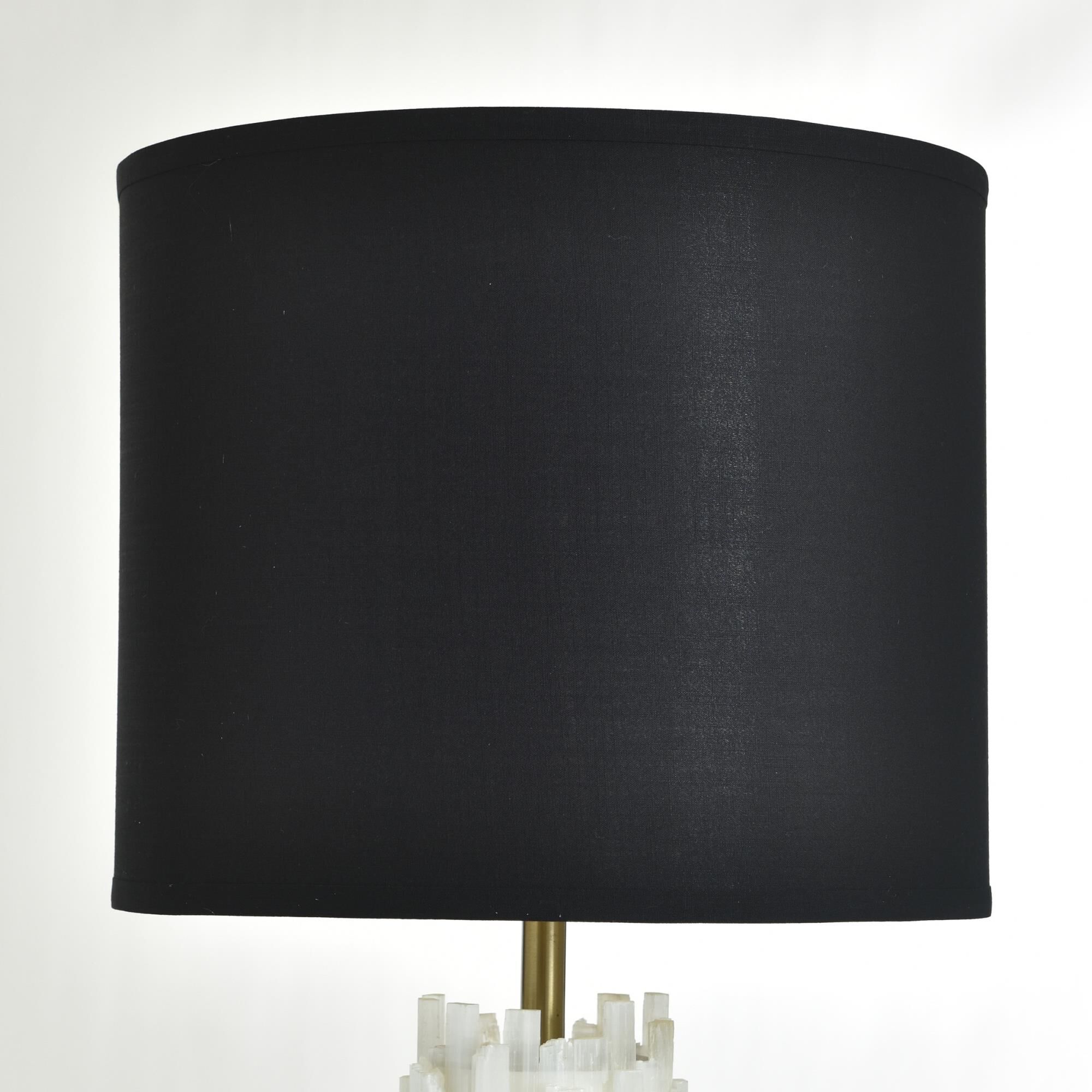 Shown in Black, White and Gold Leaf finish and Black shade