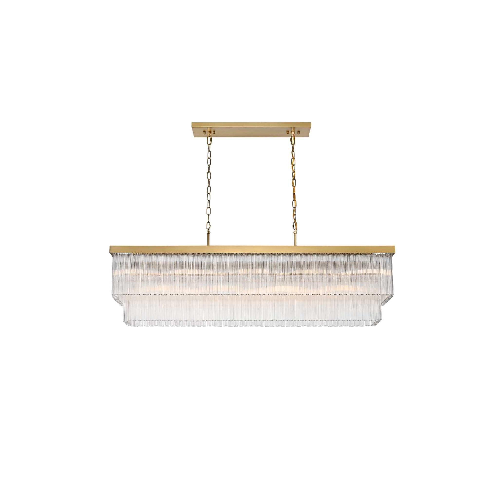 Harlow 53 Inch Linear Suspension Light by Elegant Lighting