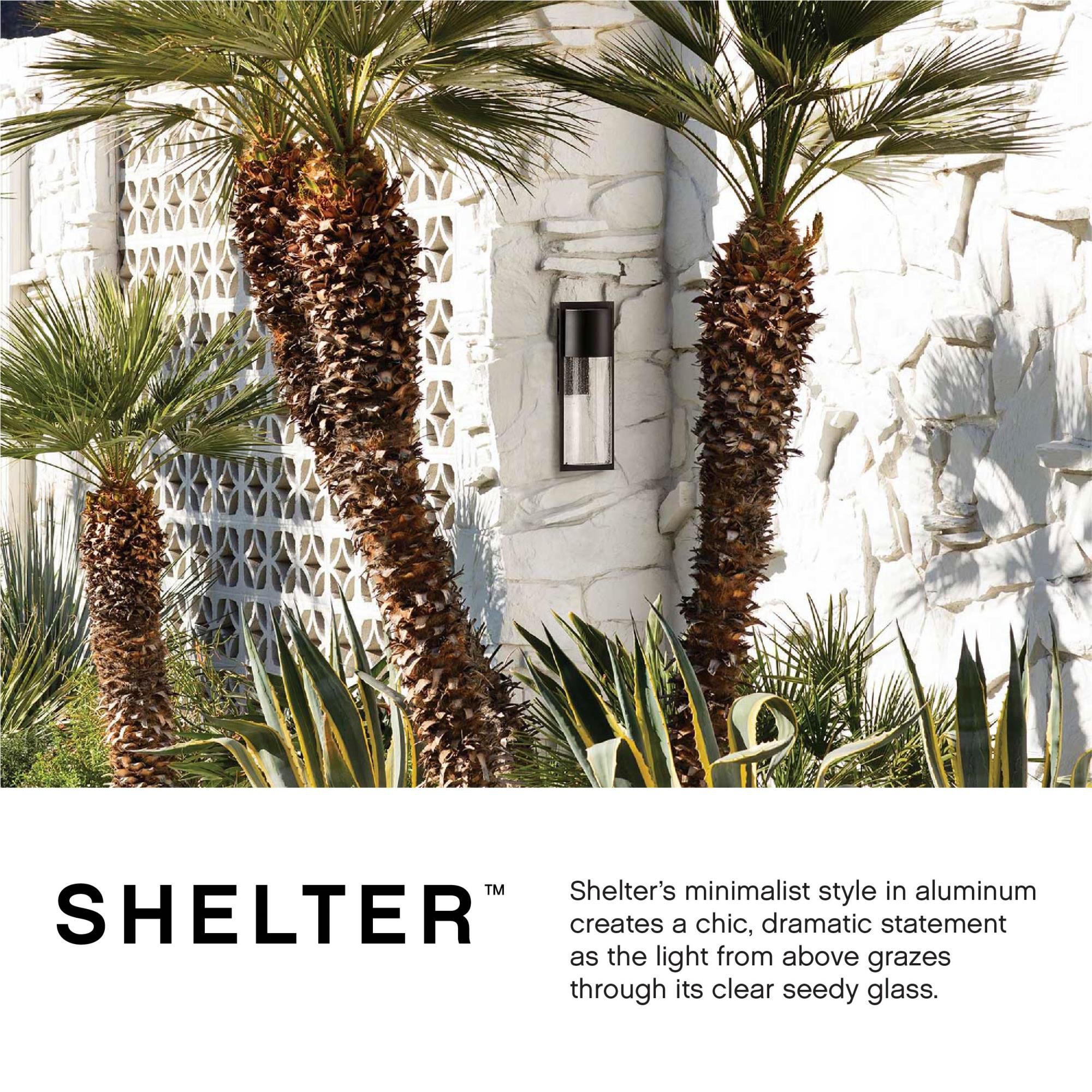 Shown in Buckeye Bronze finish and Clear Seedy glass