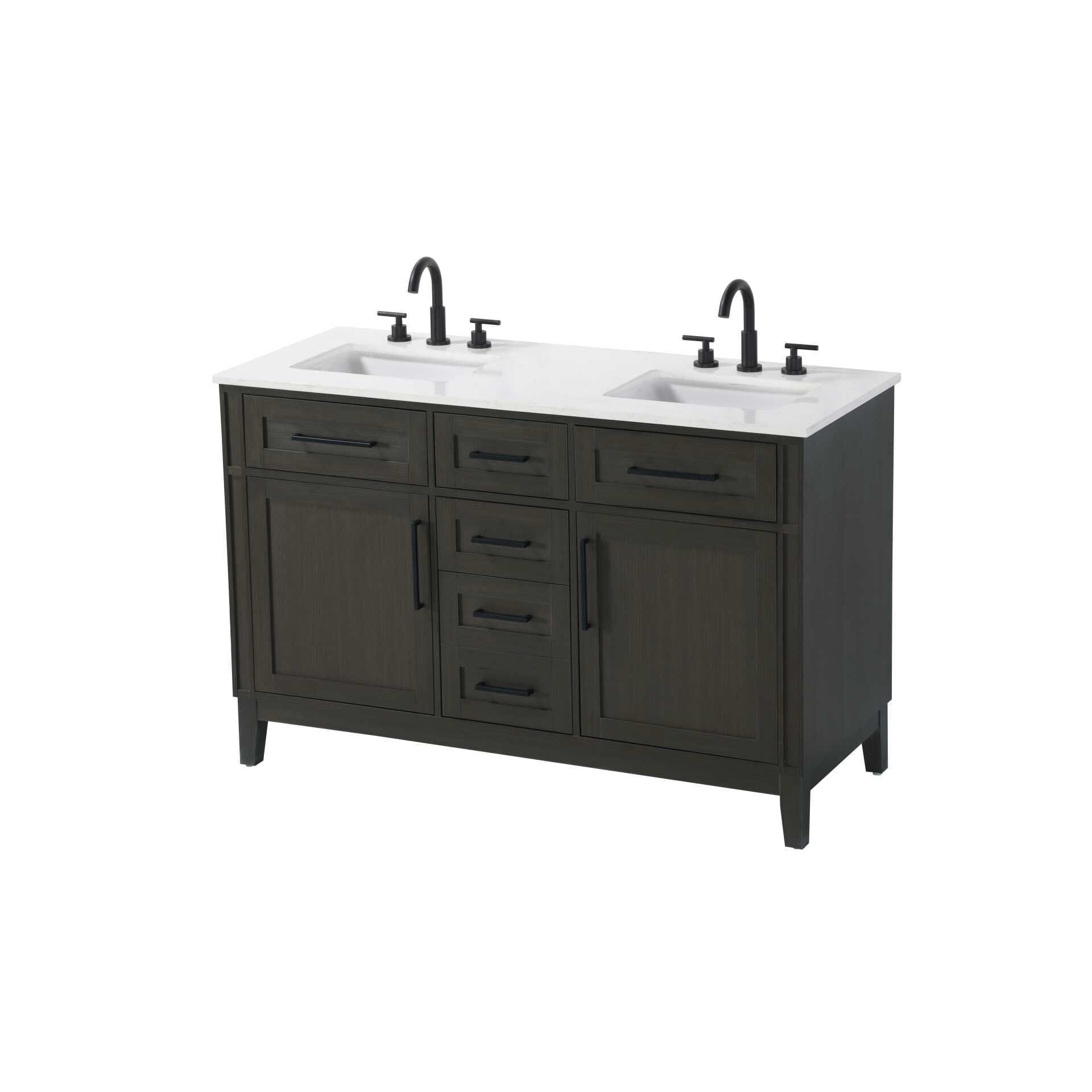 Virginia 54 Inch Bath Vanity by Elegant Decor