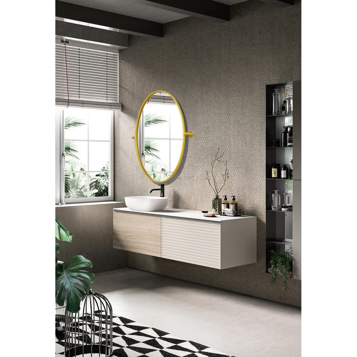 Everly 32 Inch Decorative Mirror by Elegant Decor