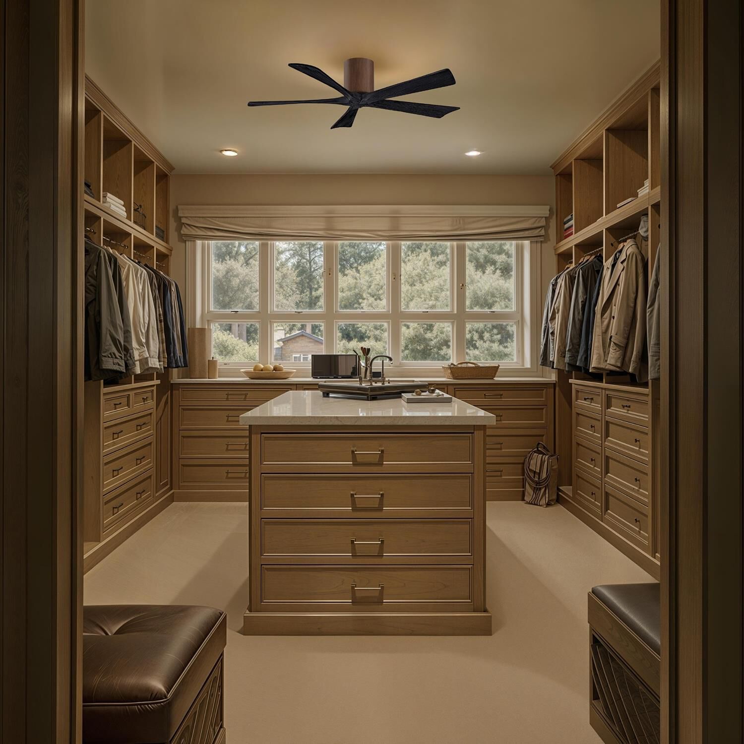 Irene 52 Inch Flush Mount Fan by Matthews Fan Company