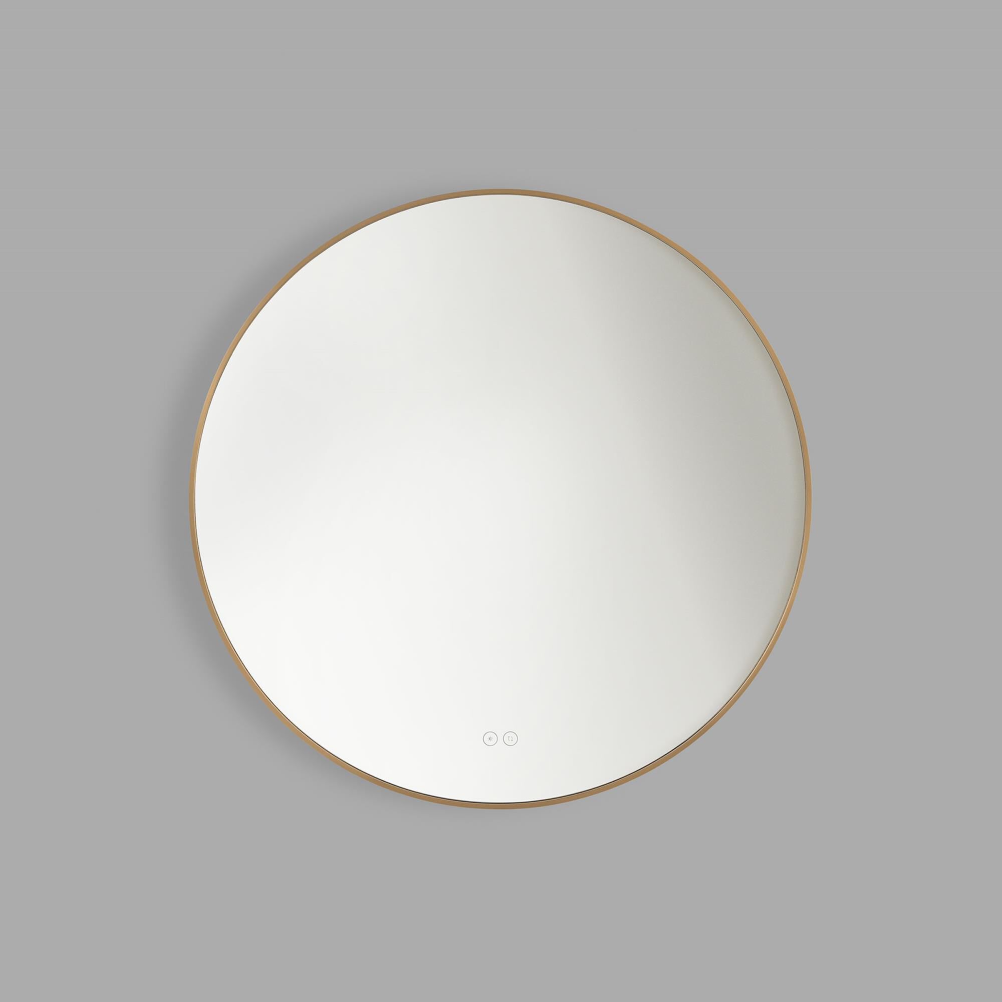 Shown in Satin Brass finish and Mirror Glass shade